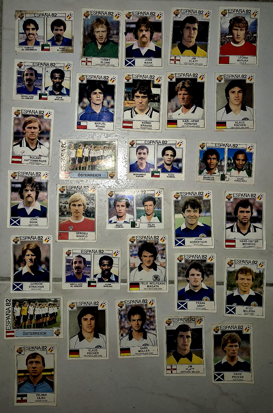 Album Panini Collector Espana 82 Coupe Du Monde 1982 - 86 Autocollants, Occasion Incomplet