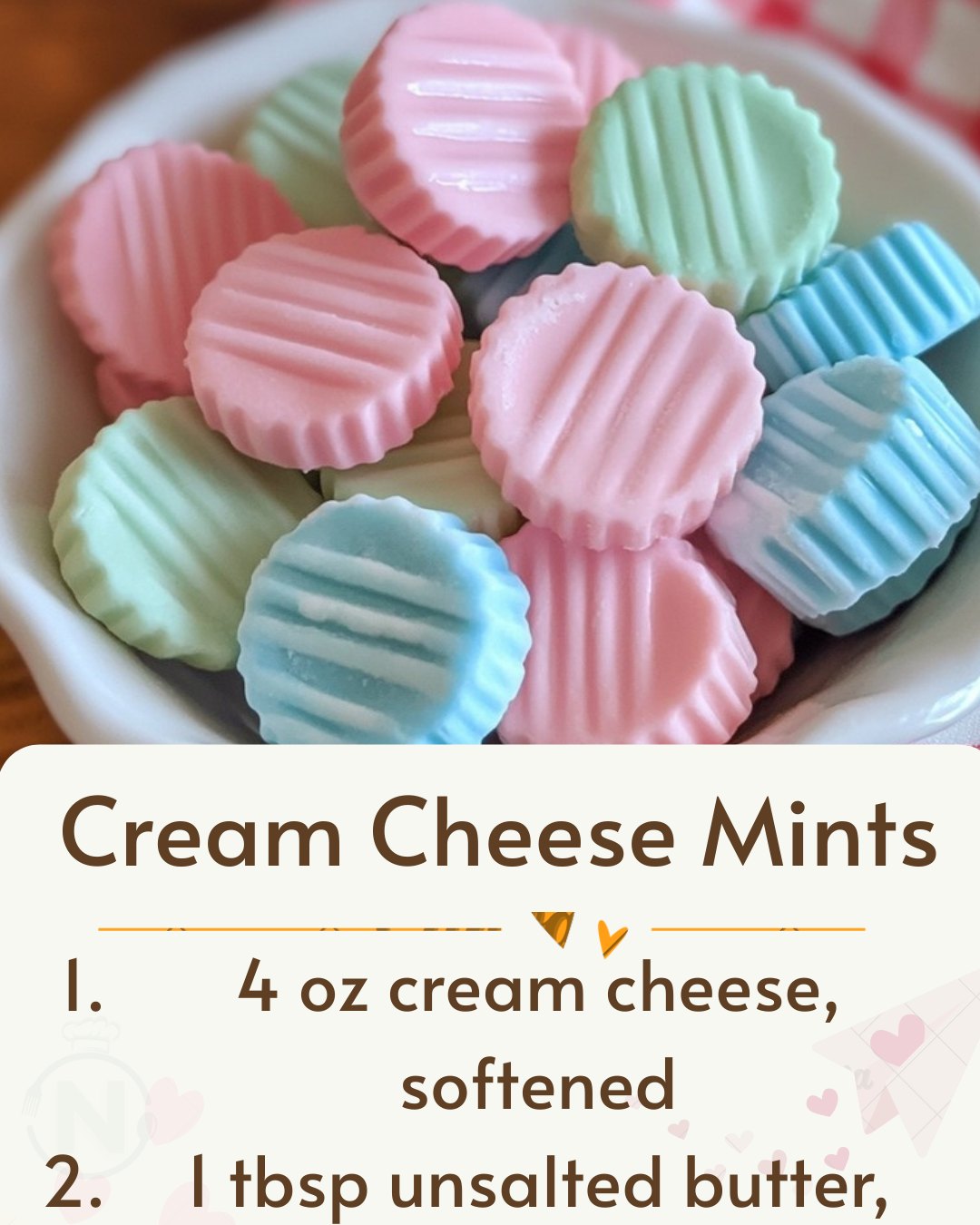 Nexus - 🌸🍬 Cream Cheese Mints (Classic Pastel Candy Dish Favorite) 🍬🌸 ...