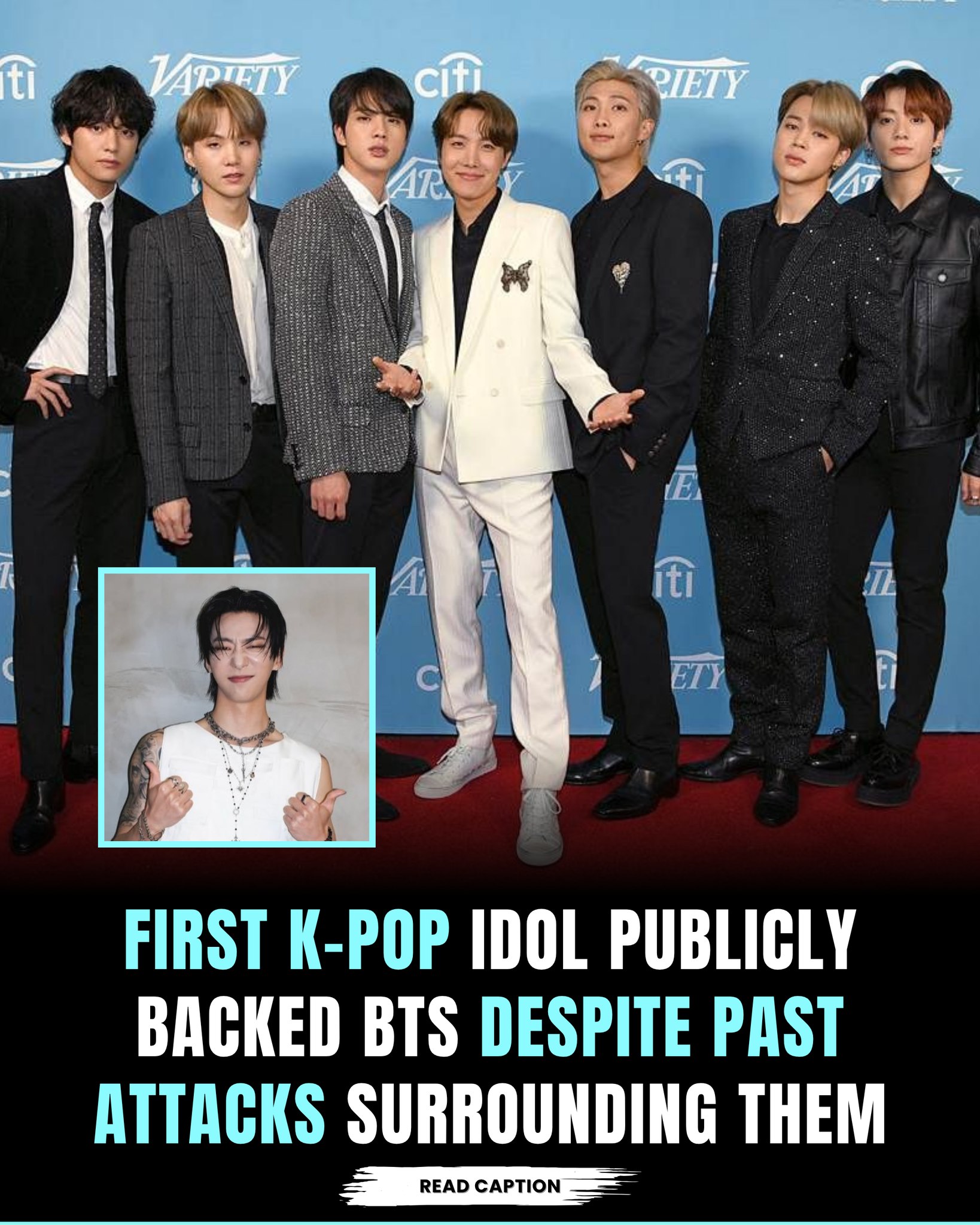 A K-pop artist has publicly expressed support for BTS following