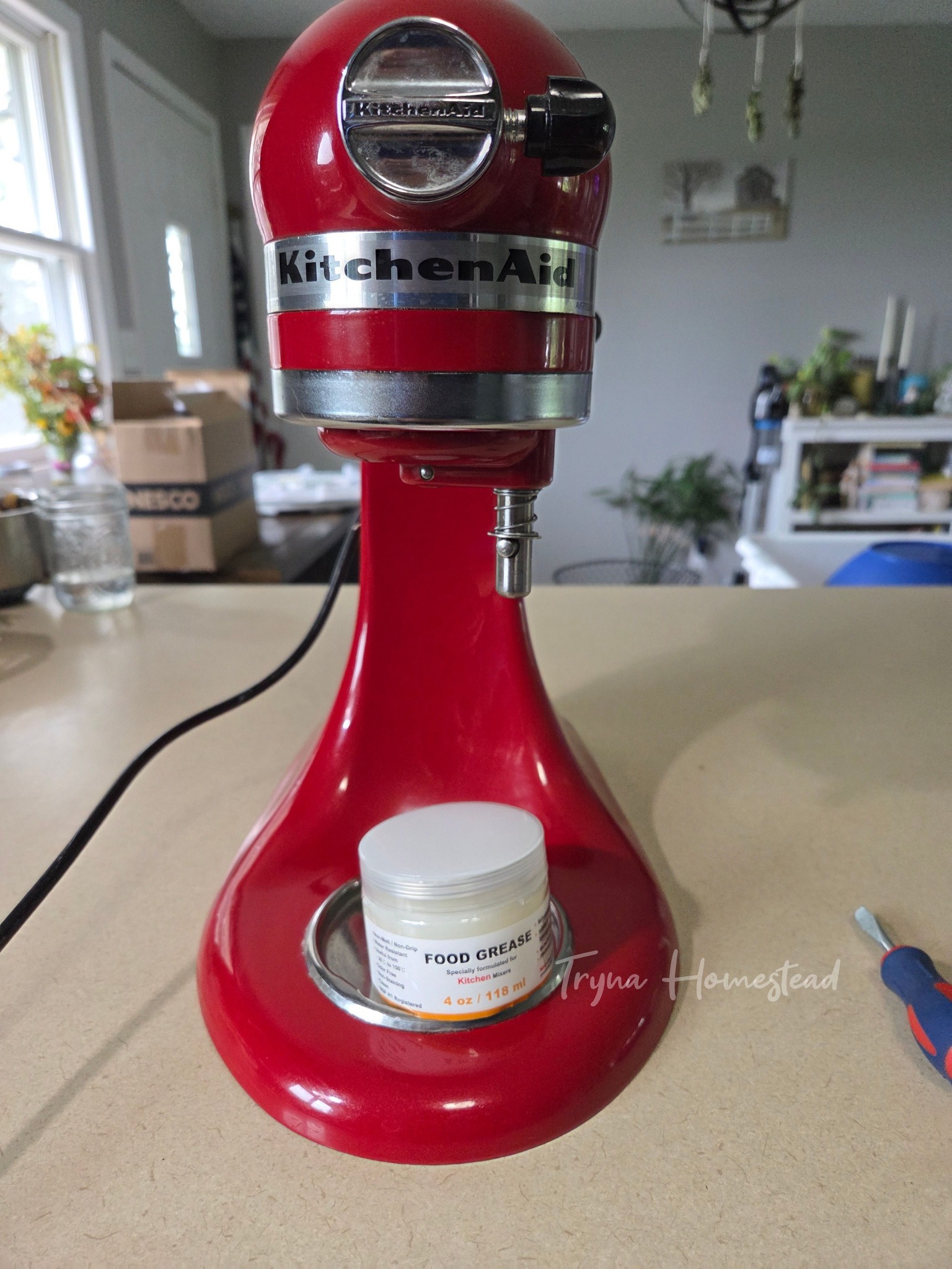 Service your KitchenAid stand mixer with grease change