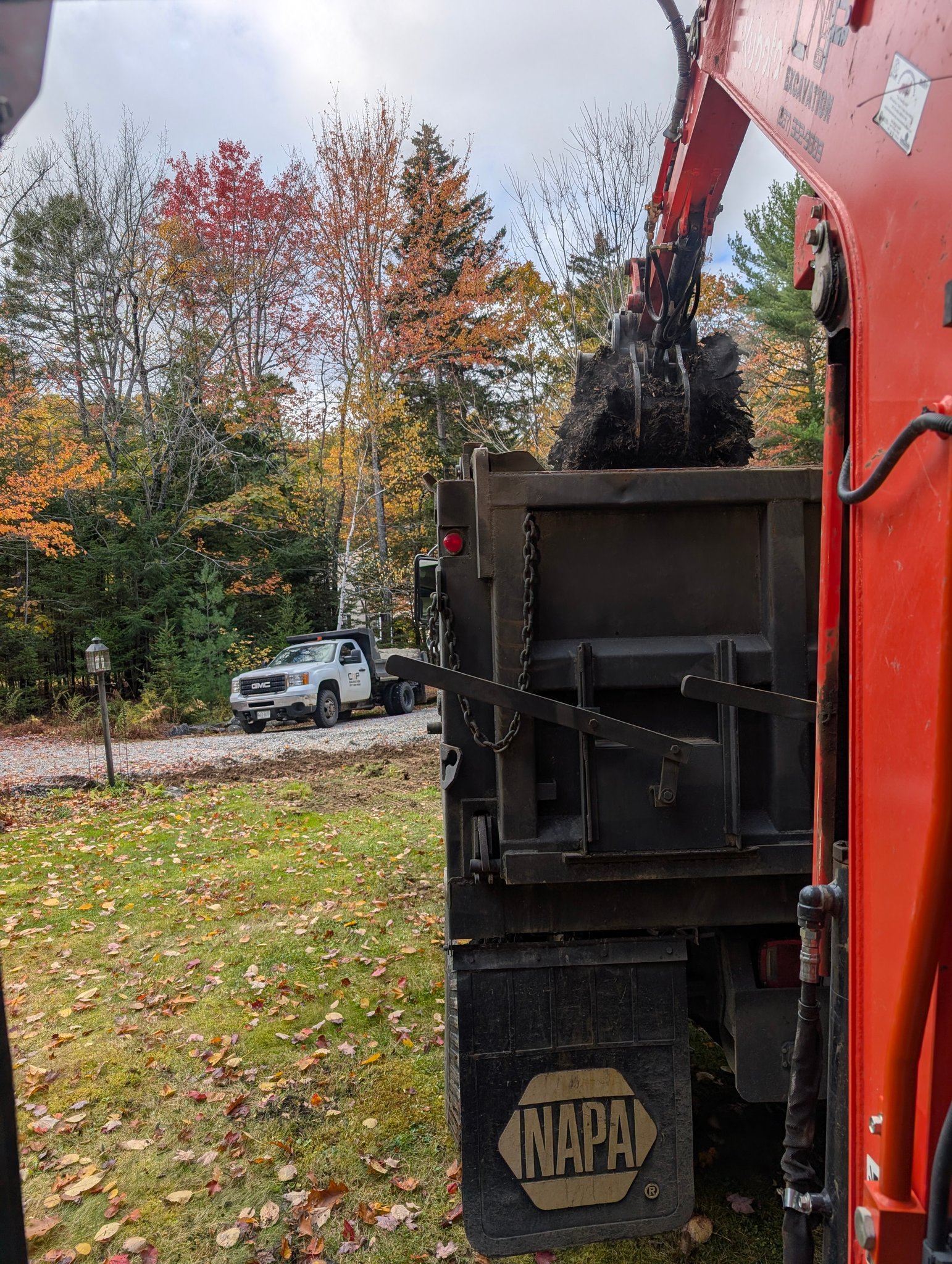 Curated visual reference: Erosion Control Methods For Septic Tank Installation Reference: Cnp Putting Out Some Ecm Erosion Control Mix Around The