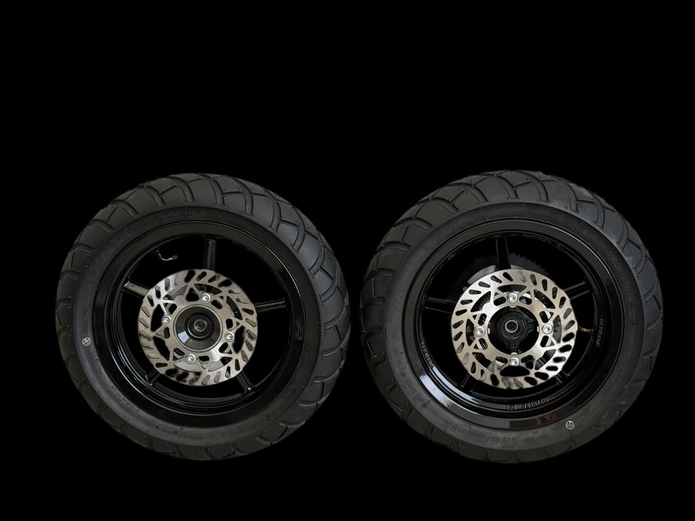 Rear wheel conversion to 428 chain on NSR50?