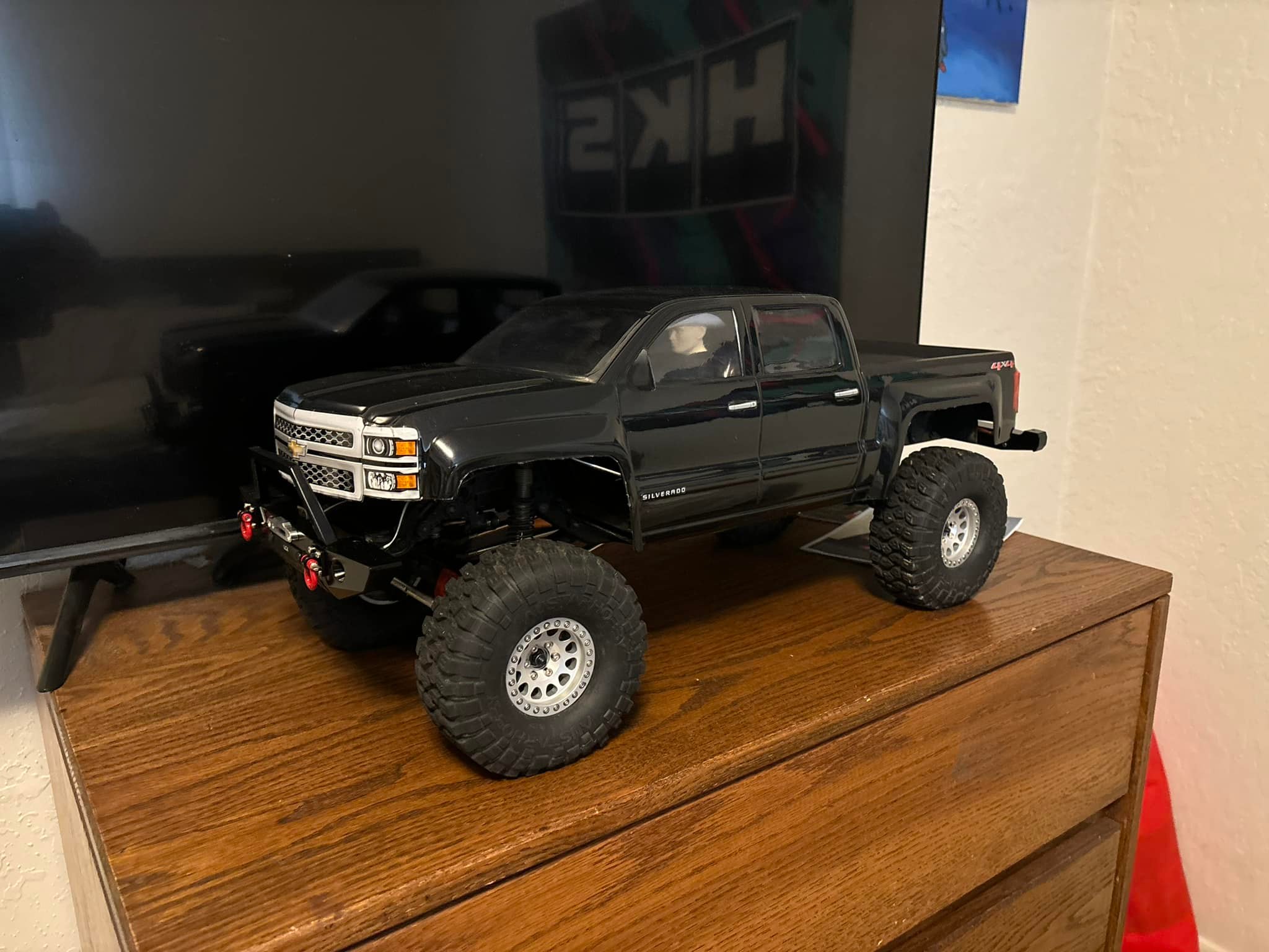 Moldura Defensa Chevrolet Silverado 2014-2015 Cromada | Meses sin interés