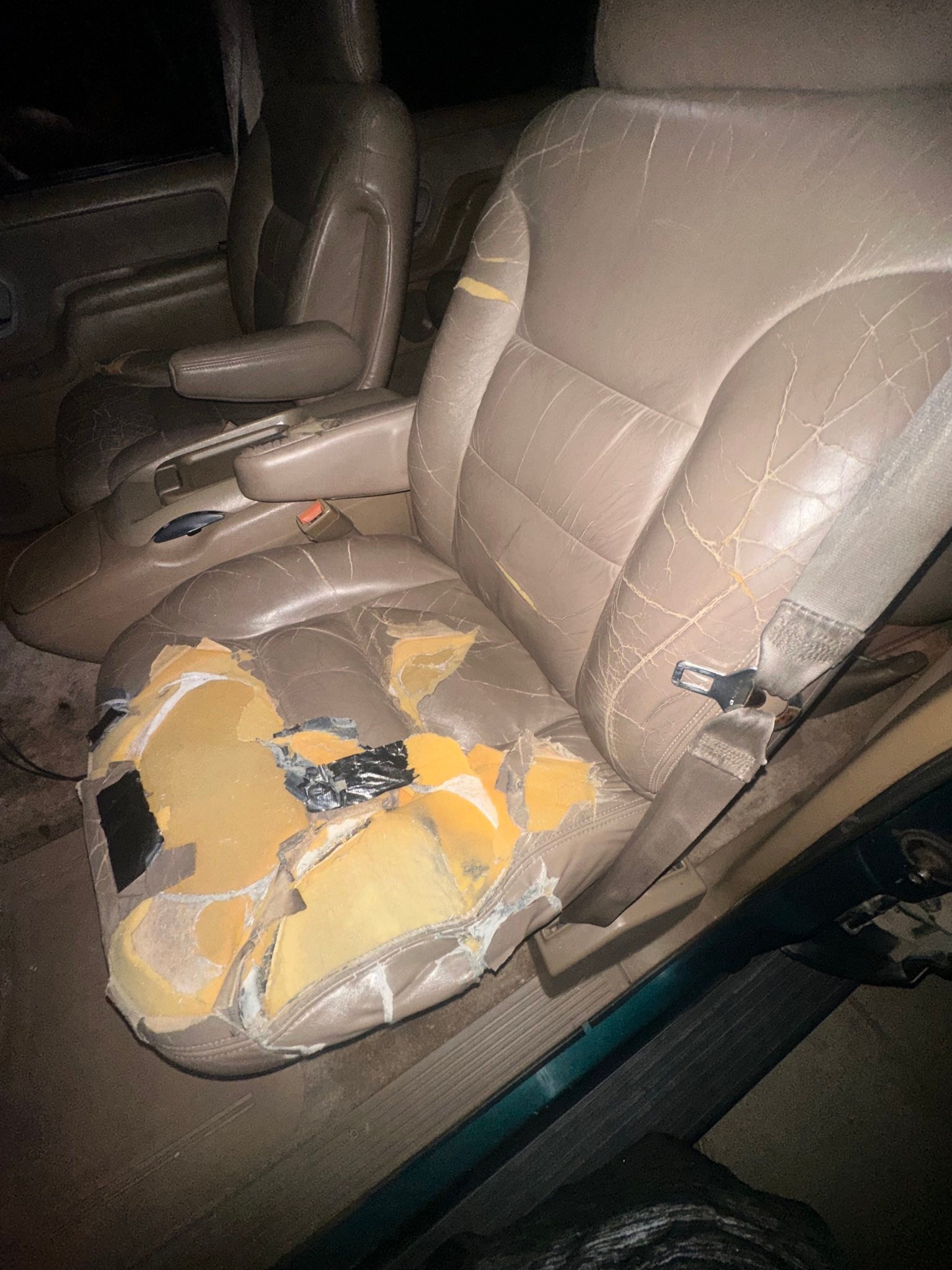 Driver Bottom Vinyl Seat Cover For 2005-2006 Chevy Silverado 2500HD LT LS – Gray Medium Pewter
