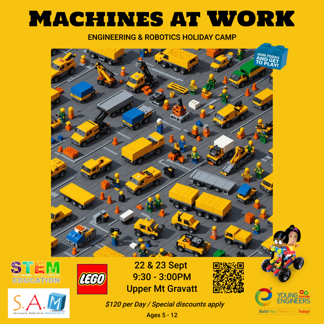 Seriously - 🚧 Machines at Work: LEGO® Holiday Camp Comes to S.A.M! 🧱 📍 ...