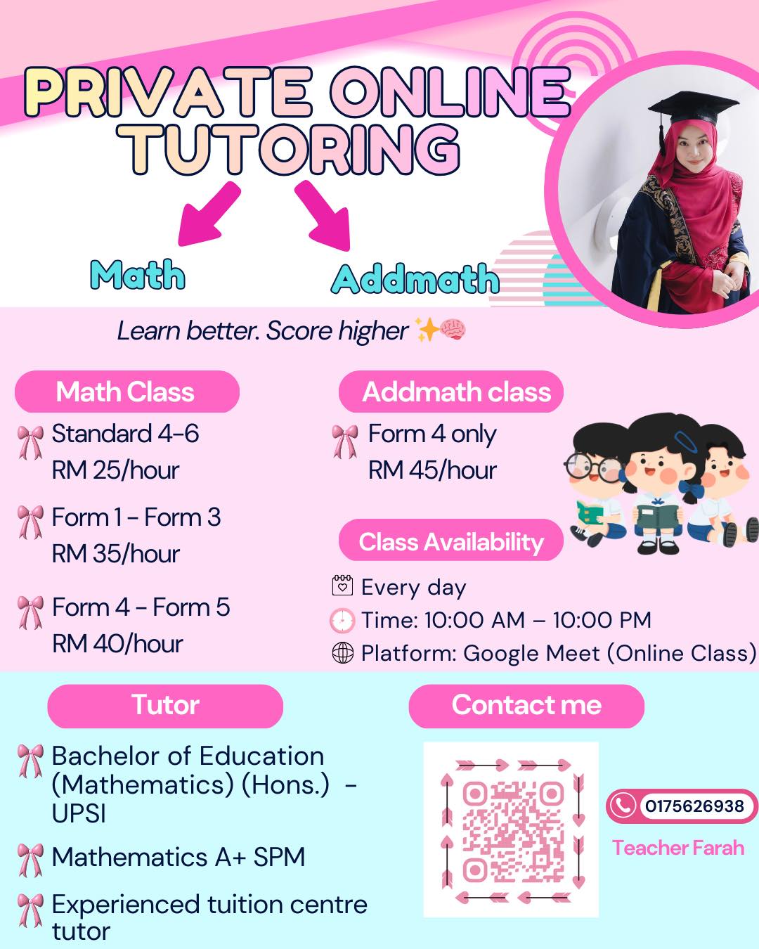 Home Tuition Malaysia | I offer online class, pm if you're interested ...
