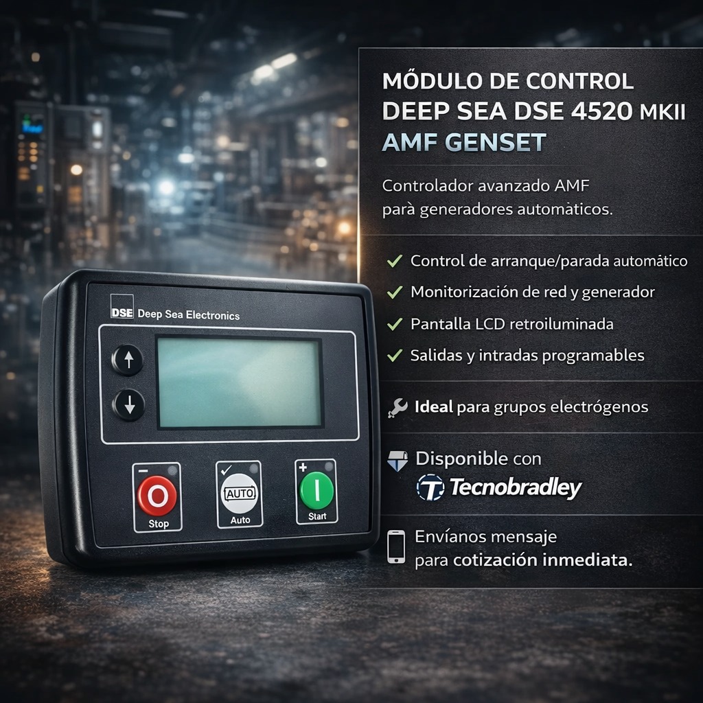 Tecnobradley - ⚡ Cuando la energía falla, tu operación no... | Facebook