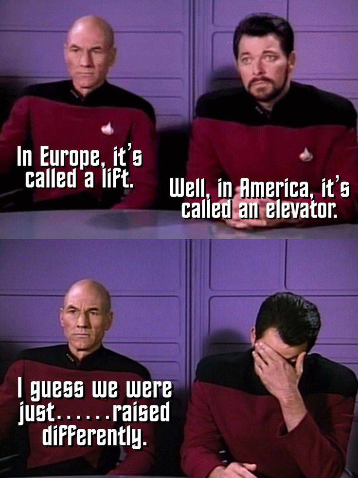 Boldly - Commander Riker's face says it all. | Facebook