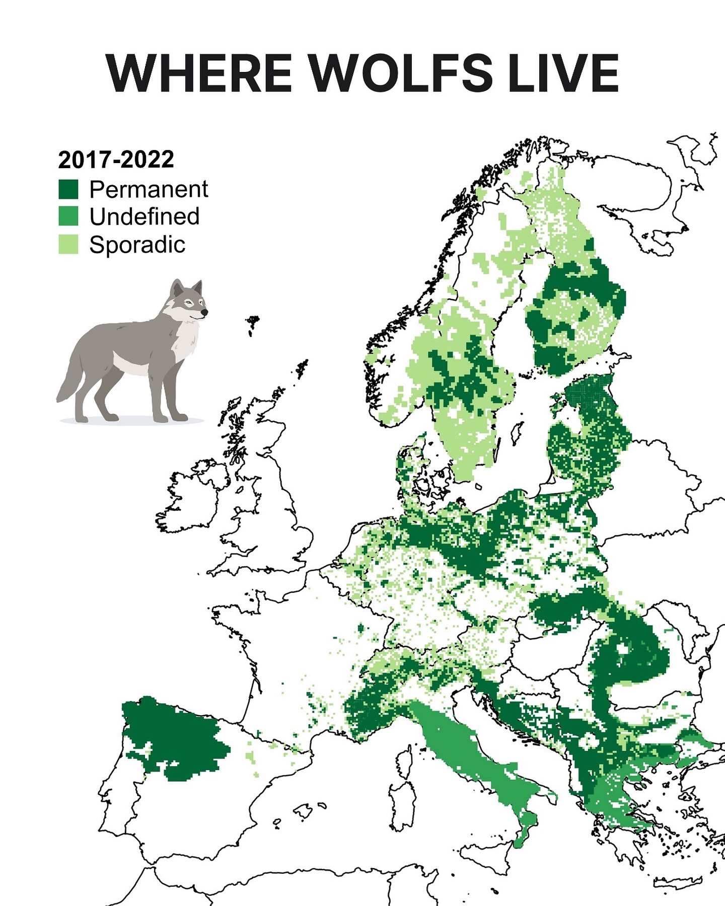 Once nearly wiped out across much of... - The World in Maps | Facebook