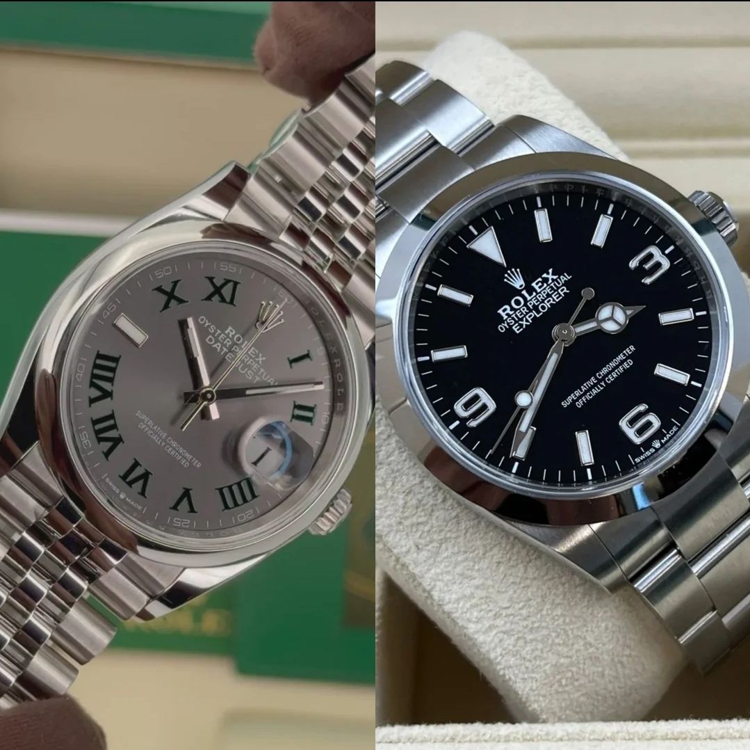 Choosing between Rolex Datejust and Explorer watches