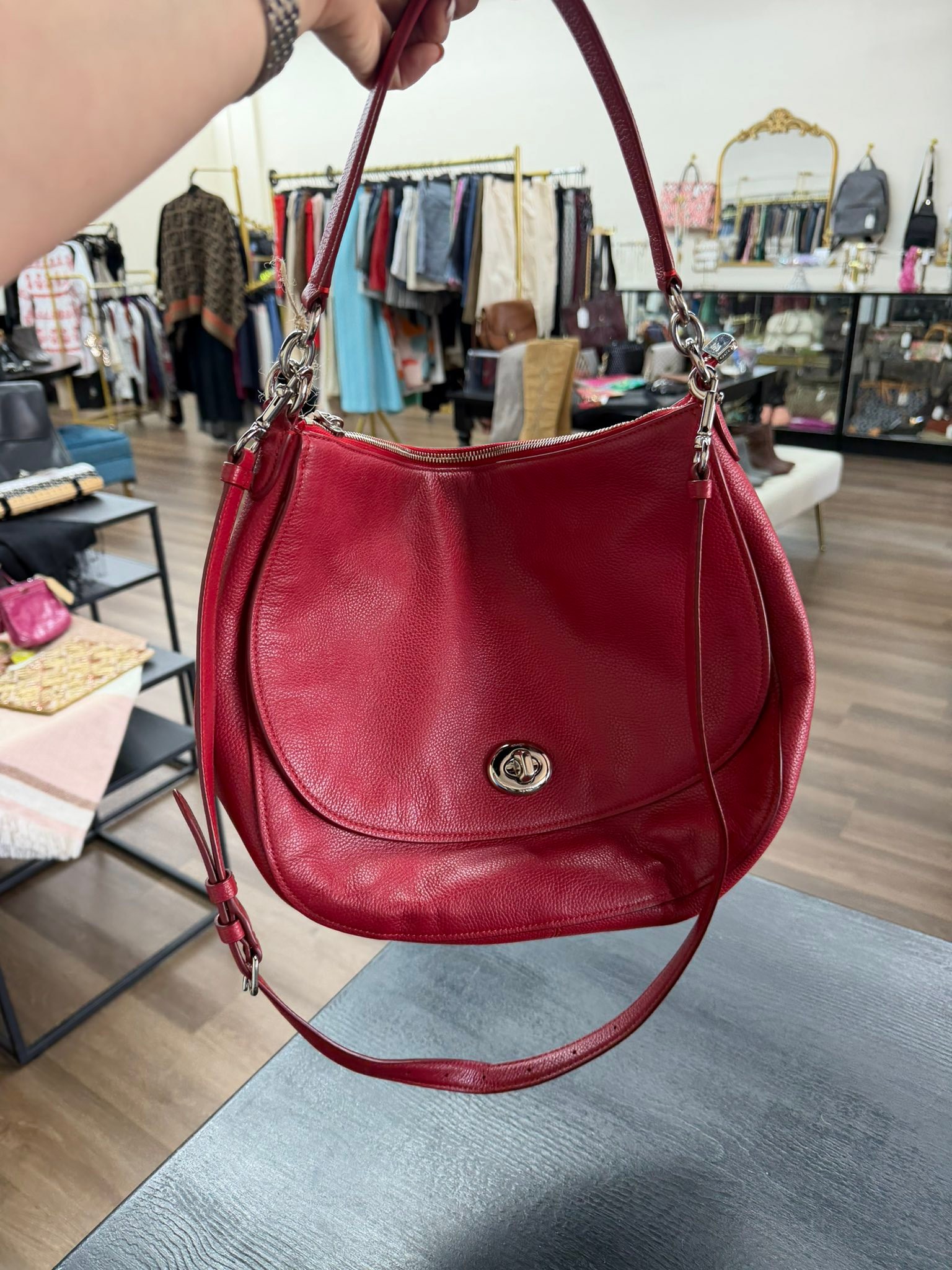 COACH hampton soho toto bag turnlock I