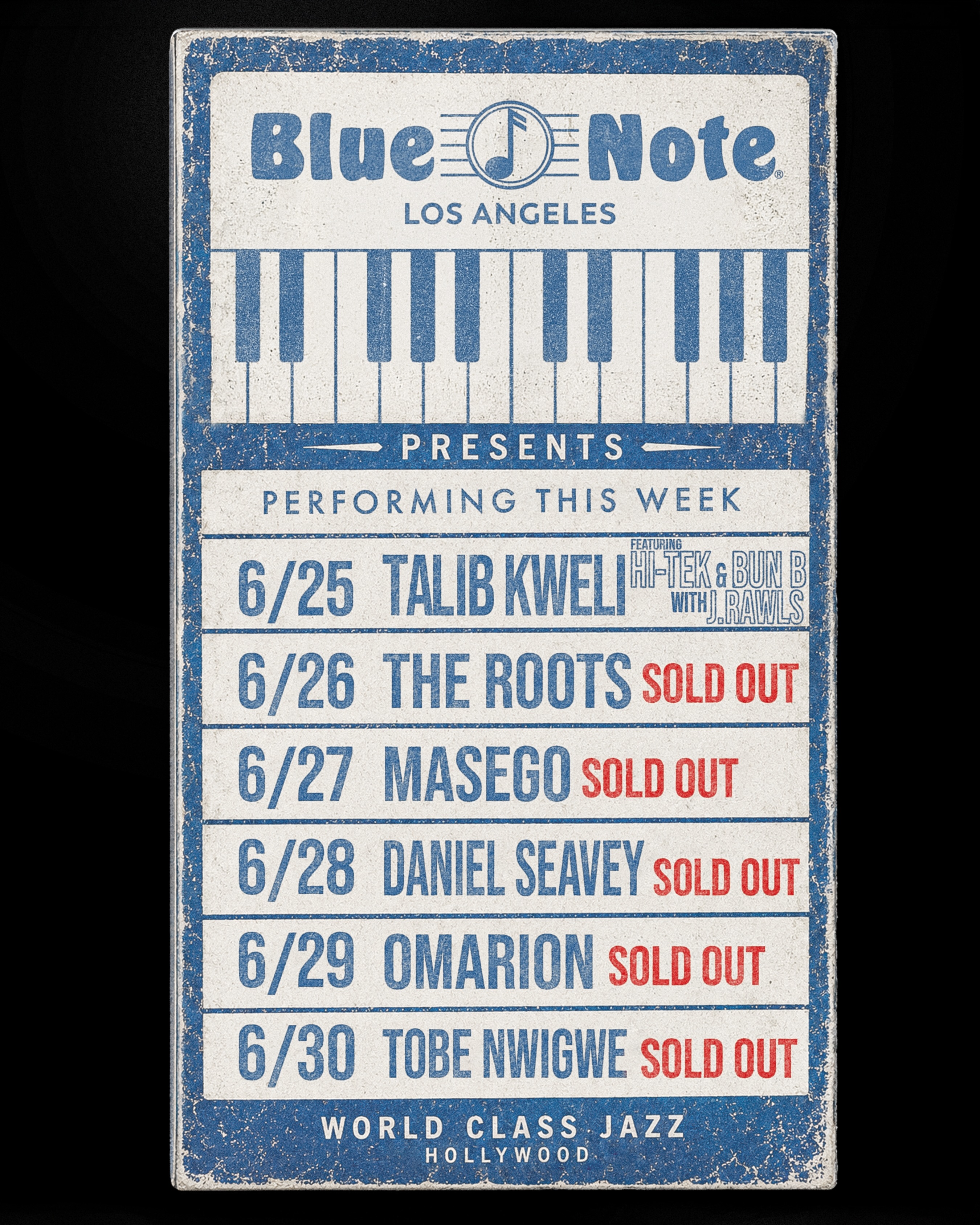 Blue Note Los Angeles | Los Angeles CA