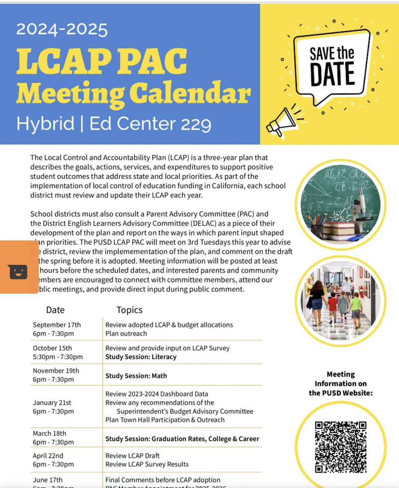 PUSD LCAP Parent Advisory Committee | Pasadena CA