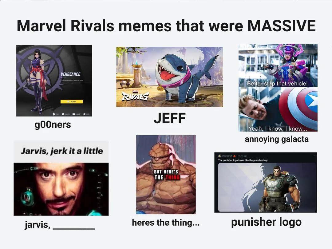 Marvel Rivals | The greatest rival memes icons 👌🏽 | Facebook