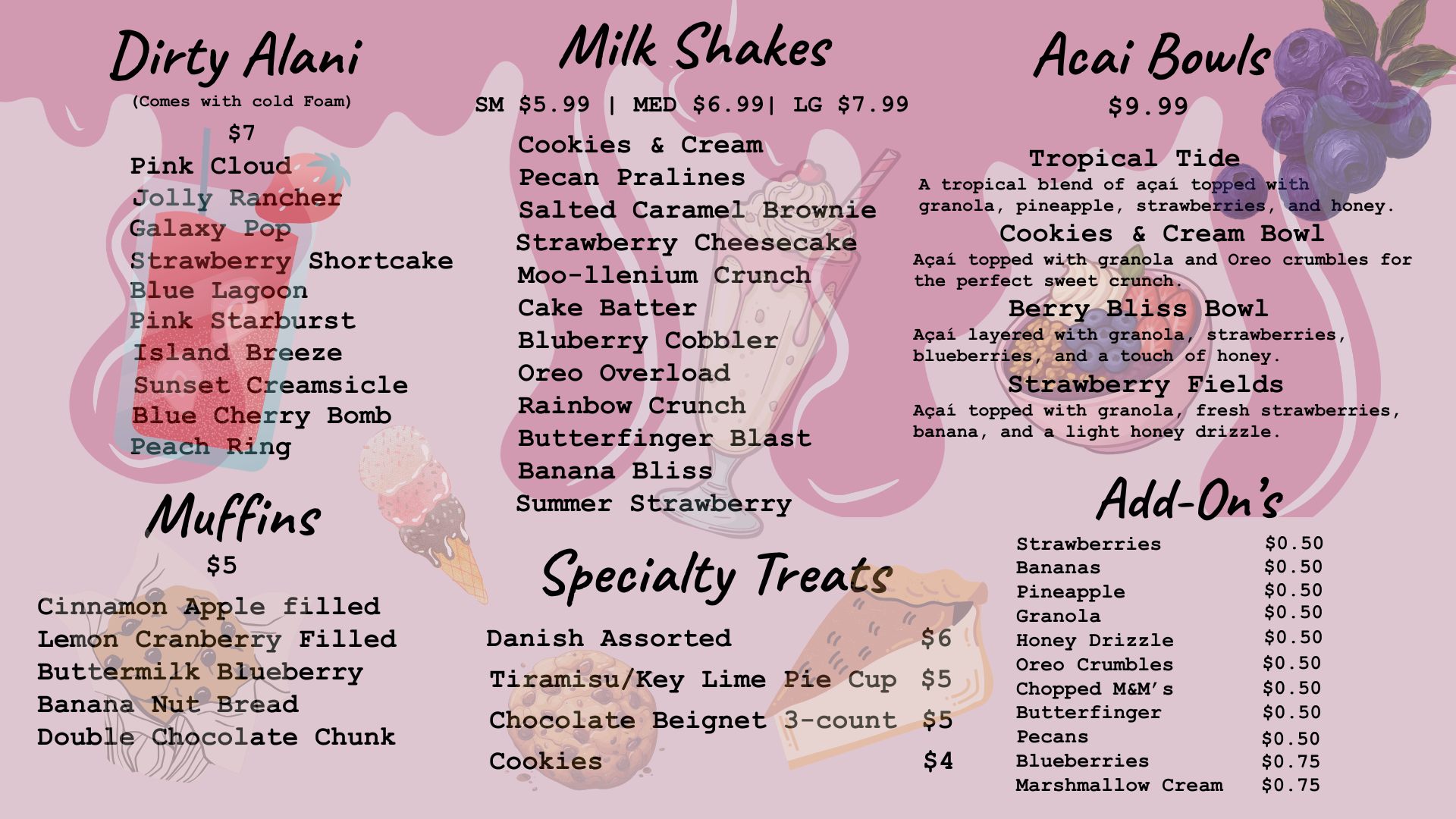 The Drip - 🍦✨ New Sweet Treats Menu is here! ✨🍓 We've added
