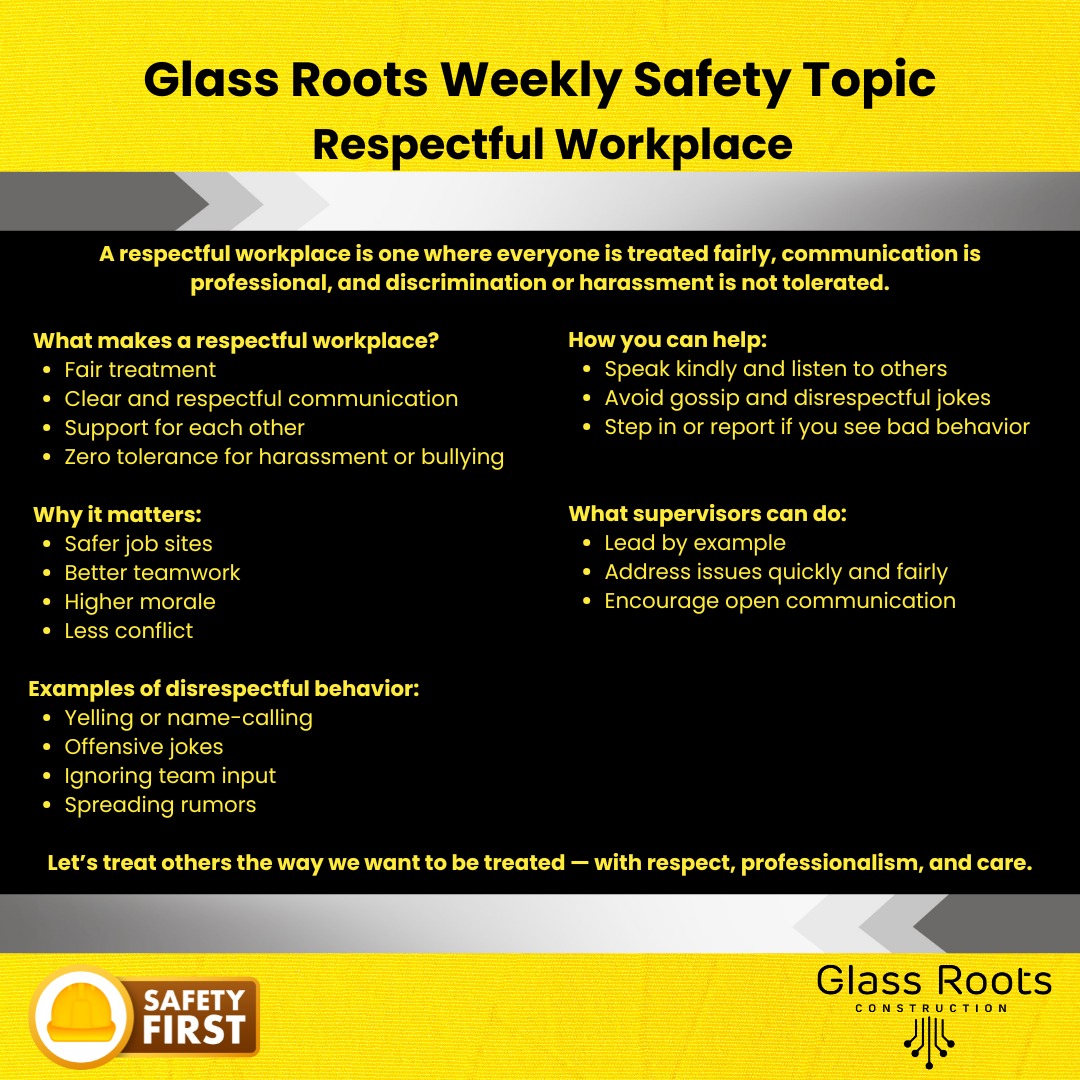 Glass - GRC Safety First: Building a Respectful Workplace #safety # ...