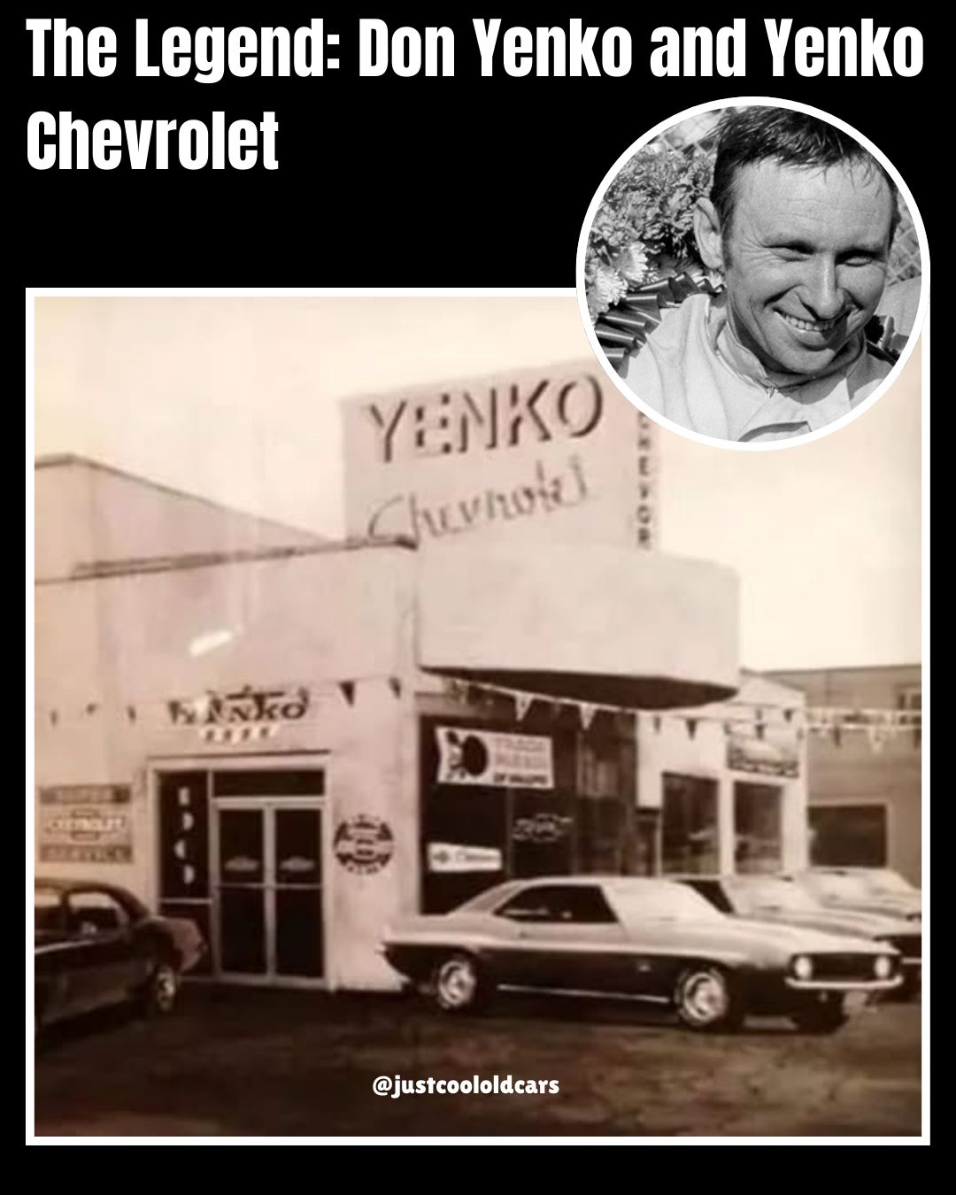 Just - Yenko Chevrolet traces back to 1929, when Frank Yenko opened his ...