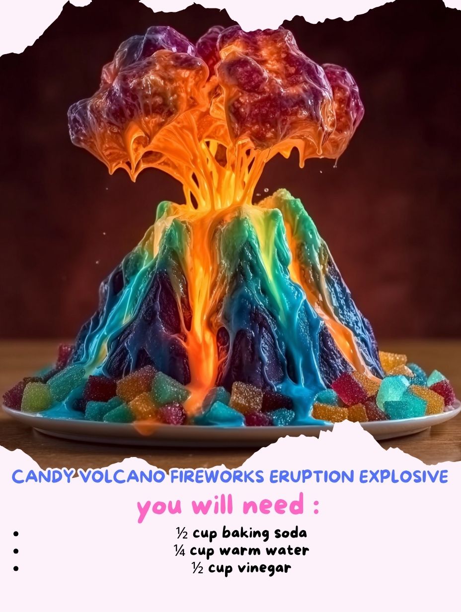 Candy Volcano Fireworks Eruption... - Tasty Recipes Daily | Facebook