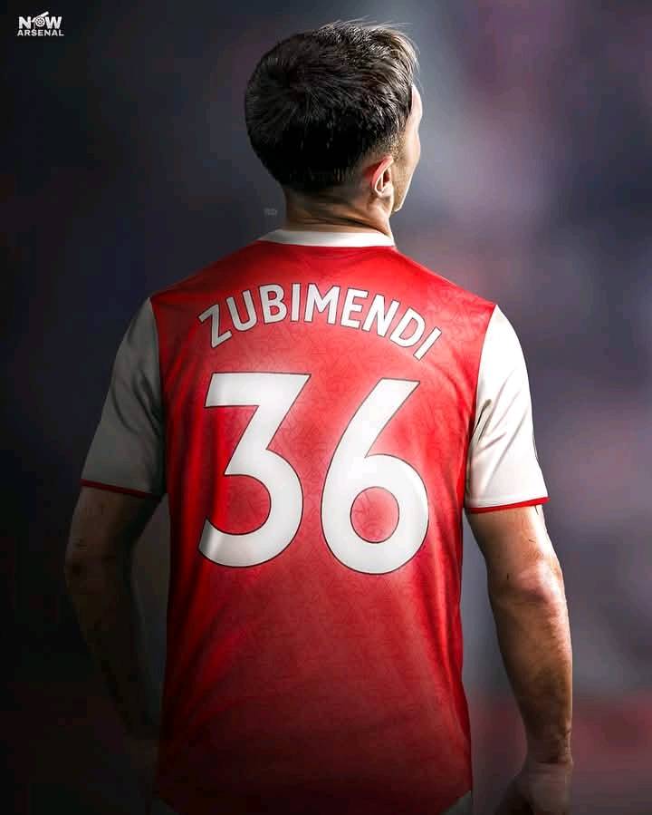 Martin Zubimendi will wear number 36 shirt at Arsenal 👕❤️