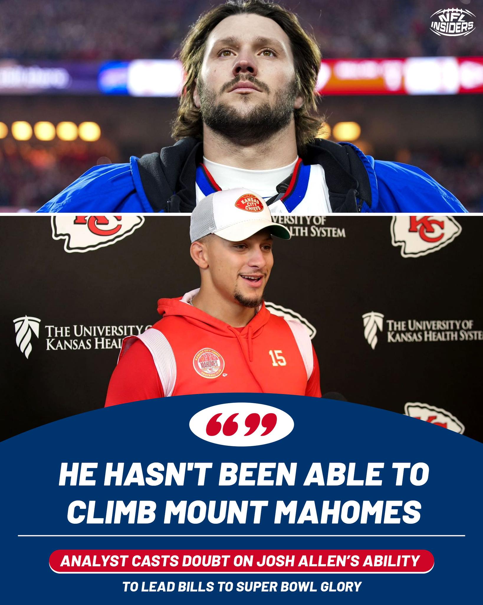 NFL Insiders - Analyst casts doubt on Josh Allen’s ability... | Facebook