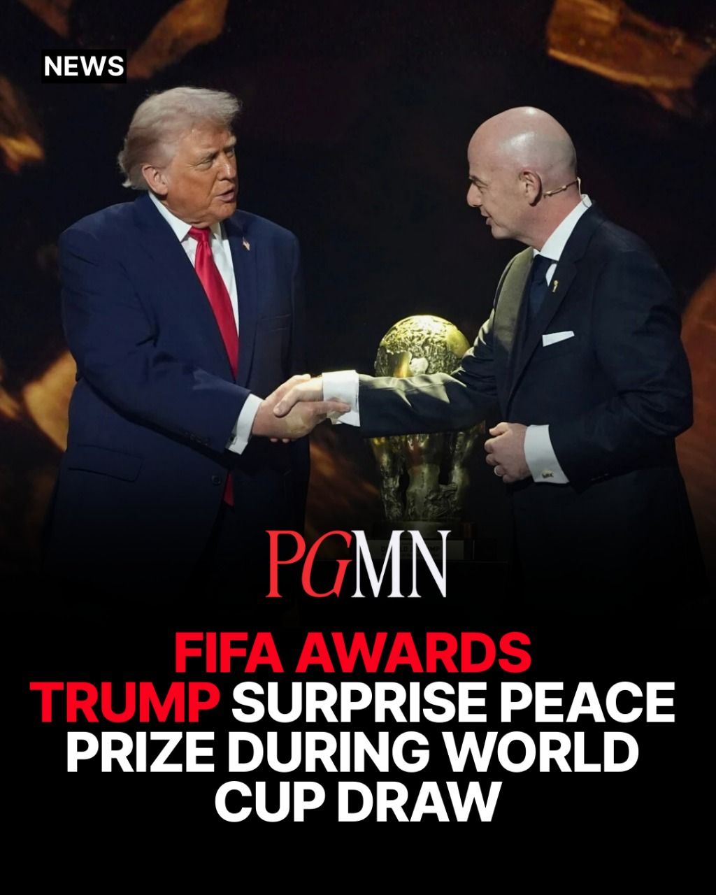 Peanut - FIFA awarded President Donald Trump the inaugural FIFA Peace ...