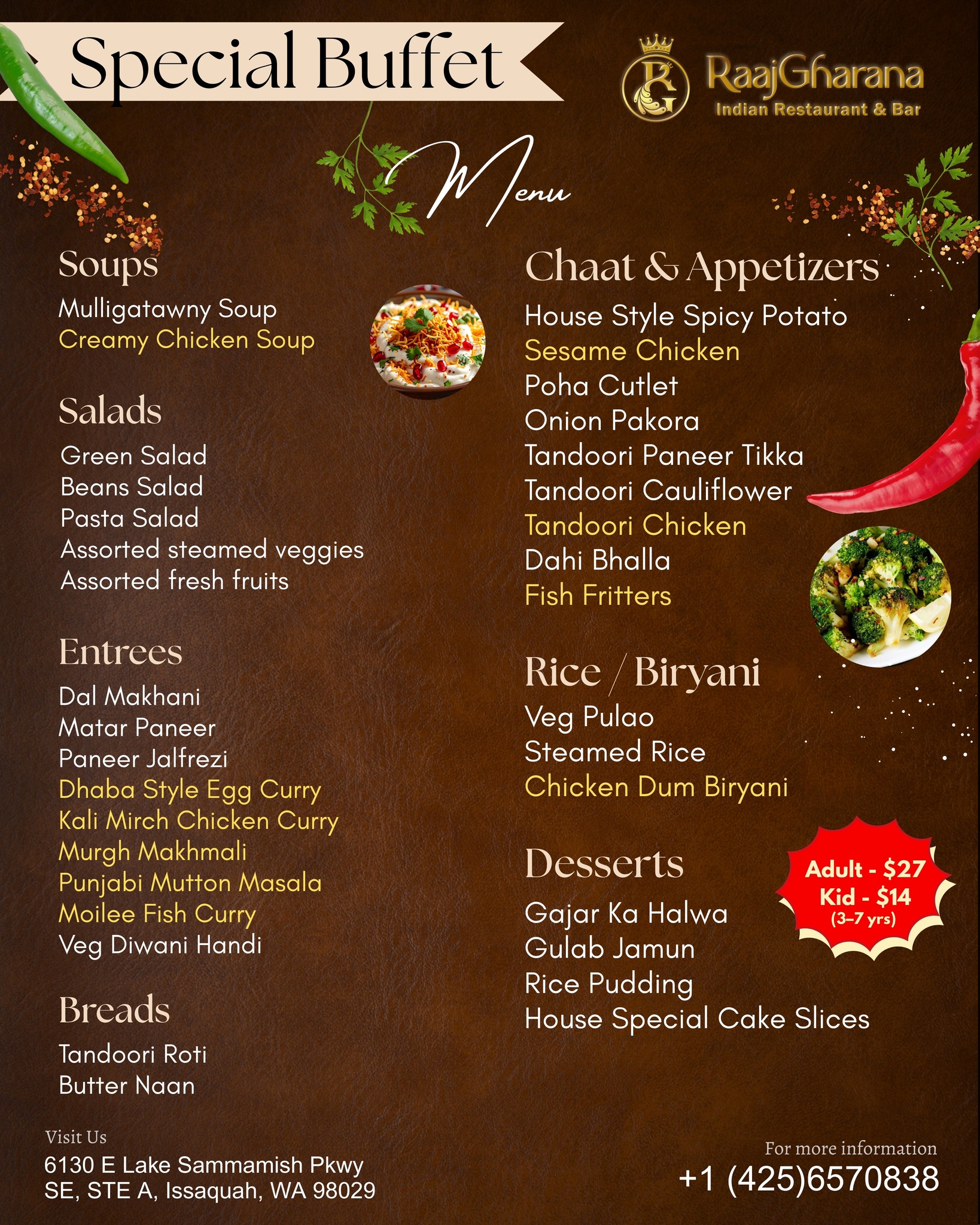 RaajGharana - A buffet that brings everything to the table... | Facebook