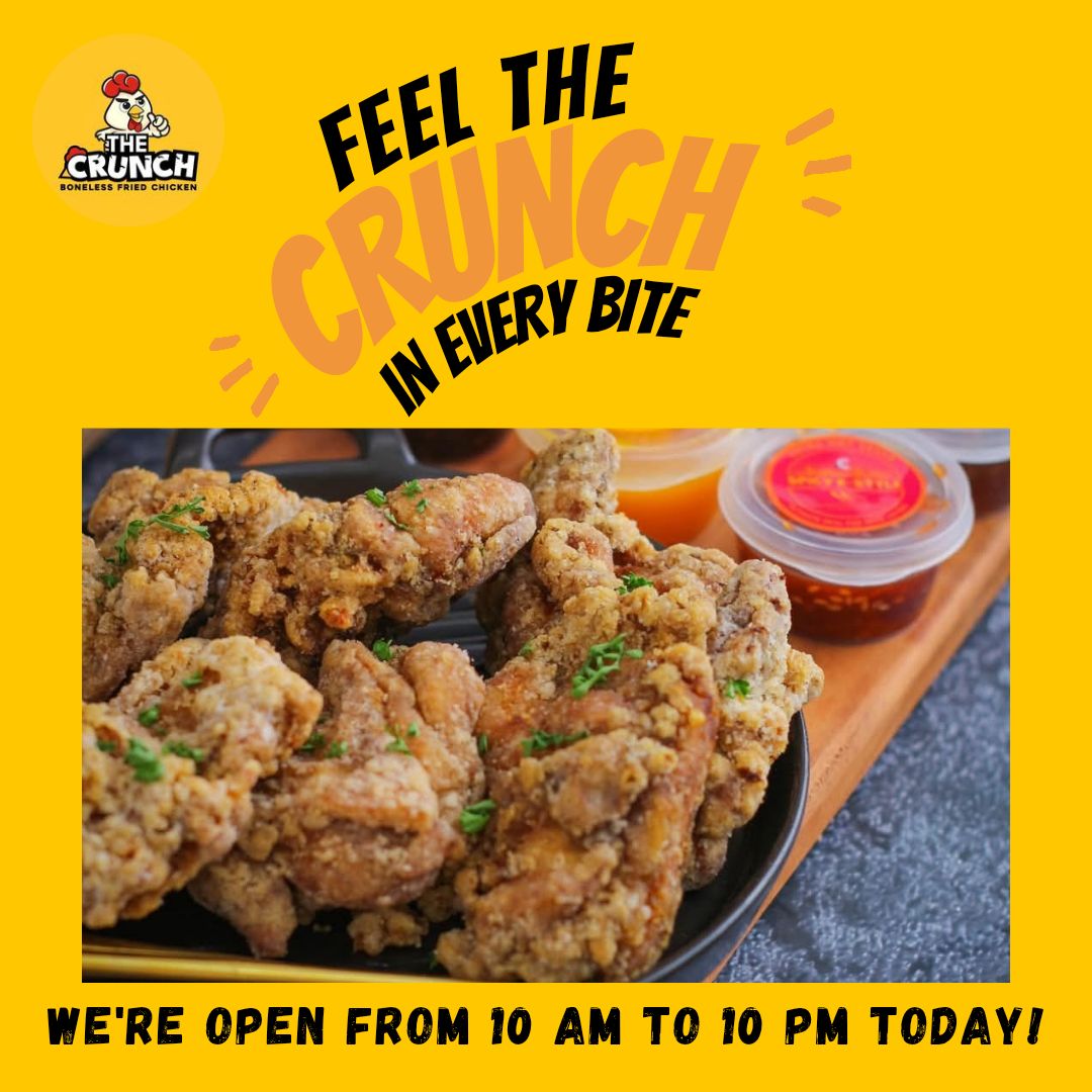 The Crunch - Uyyyy, gusto niyang magorder ng Boneless crunchy chicken ...