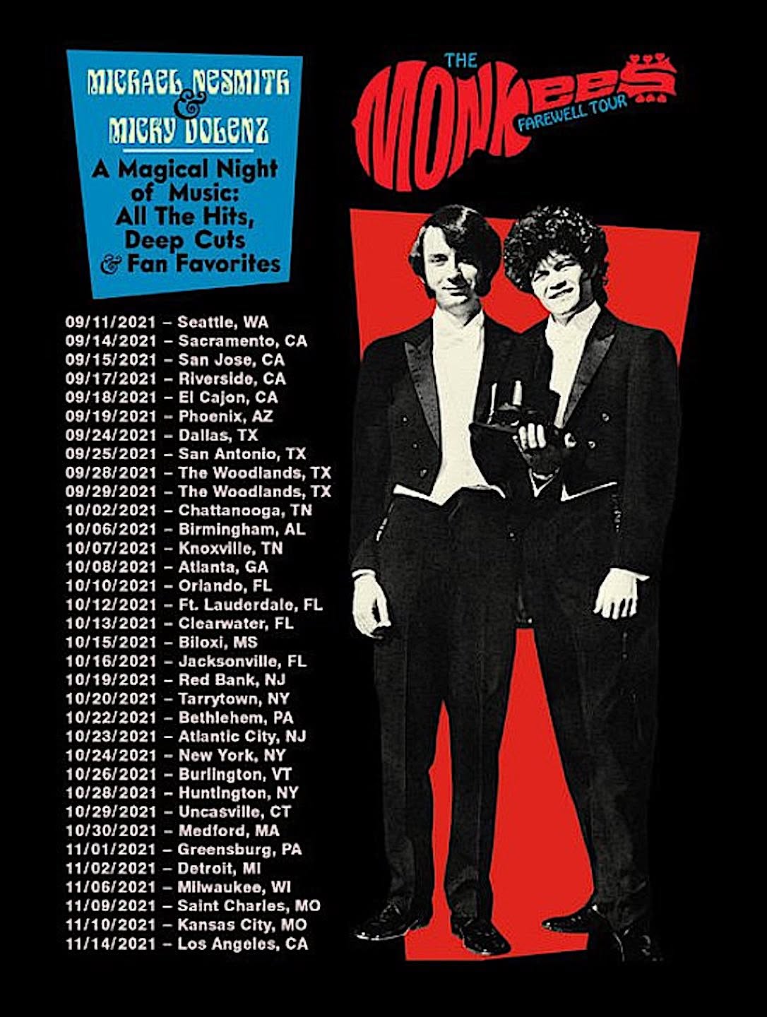 Were you at the Monkees farewell tour 2021