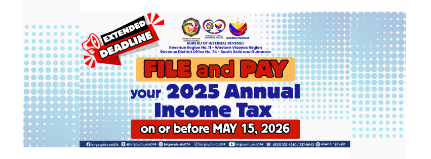 BIR Revenue District Office No. 074 - South Iloilo and Guimaras ...