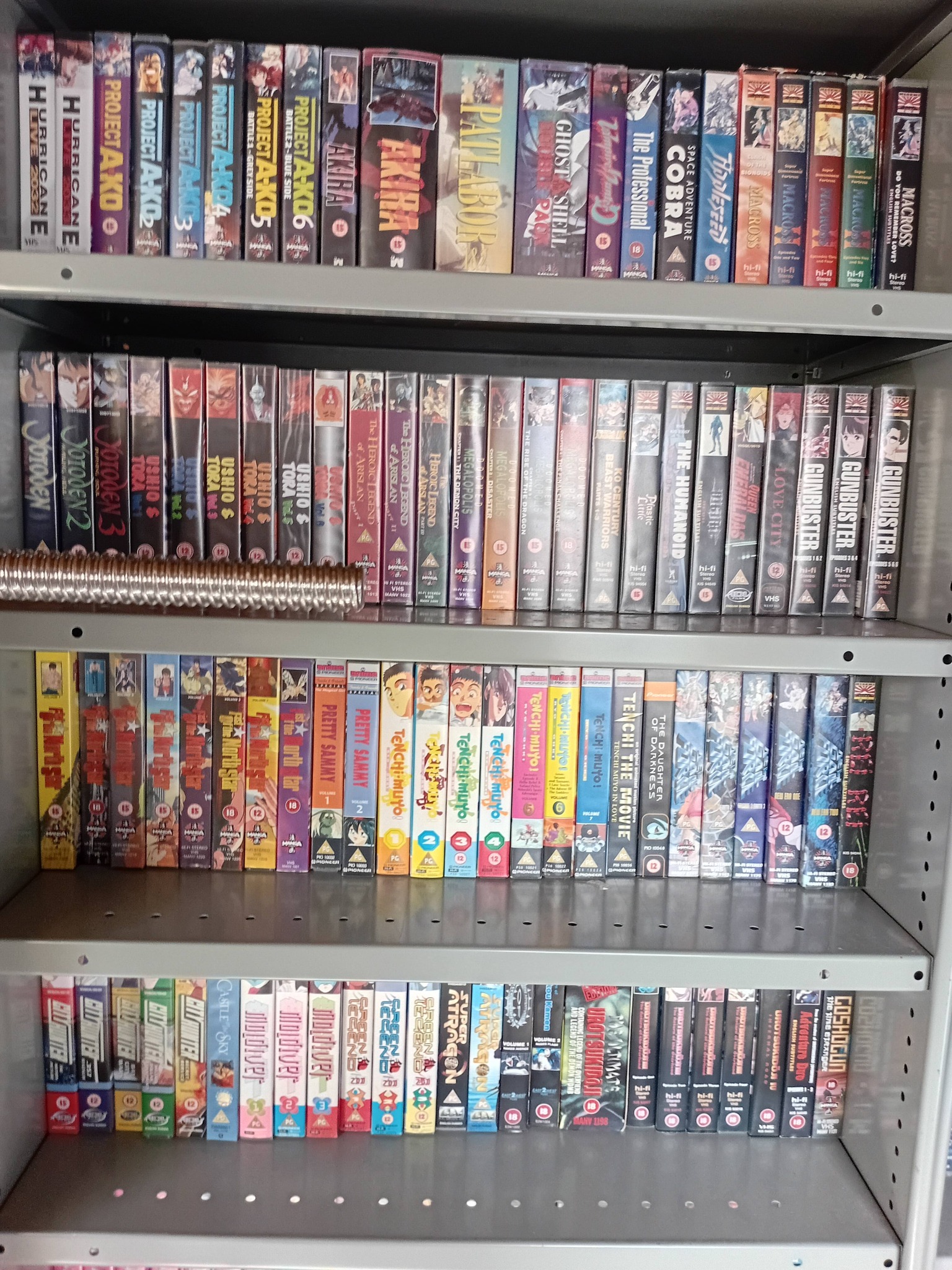 UK anime VHS collection from the 90s