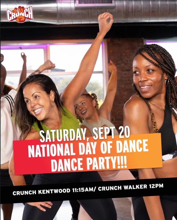 Crunch - 🕺💃 Celebrate National Dance Day with Crunch! 💃🕺 Join us on ...