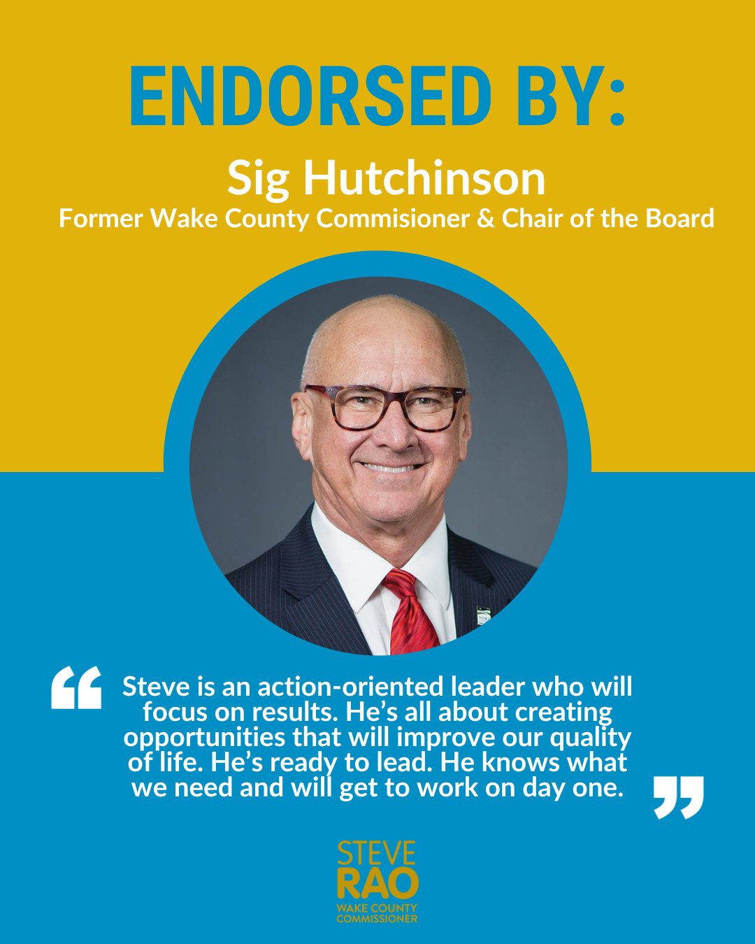 Steve Rao for Wake County Commissioner