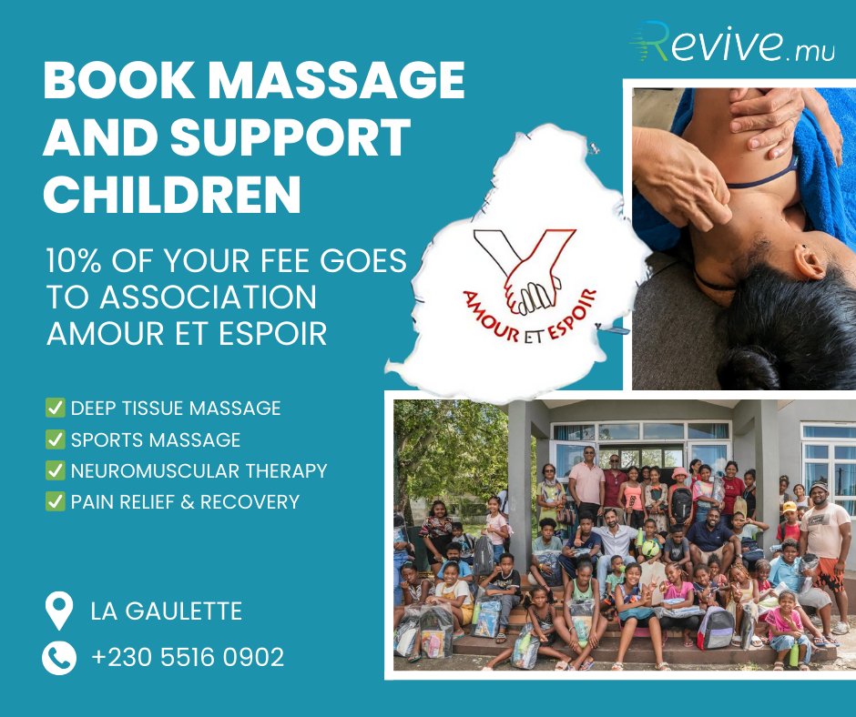 Revive.mu - Therapeutic Massage Mauritius | La Gaulette