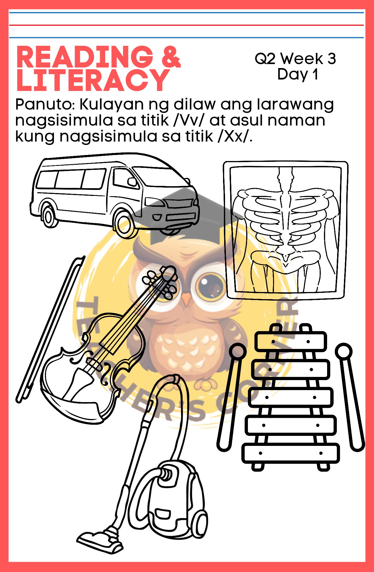 GRADE 1 WORKSHEET Q2 Week 3 Day 1... - Teacher's Corner | Facebook