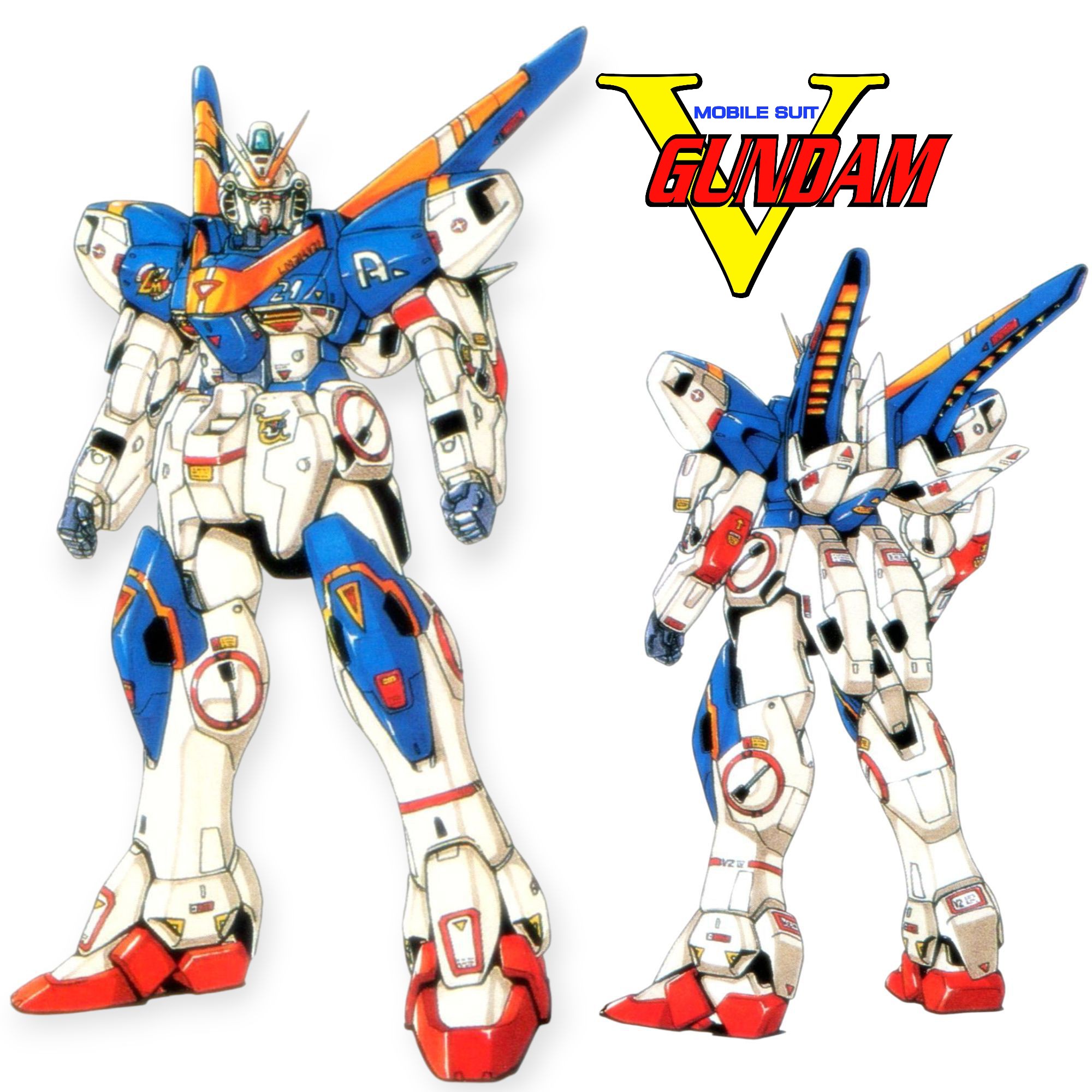 The LM314V21 Victory 2 Gundam (aka Victory 2, V2) is the successor