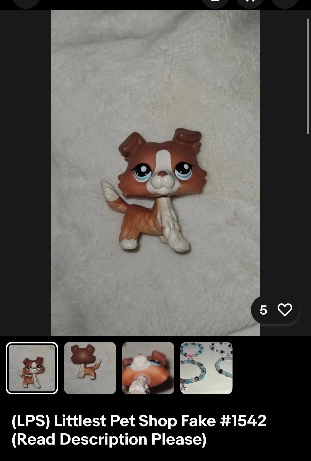 Scam alert on Mercari and eBay with fake LPS display picture 1