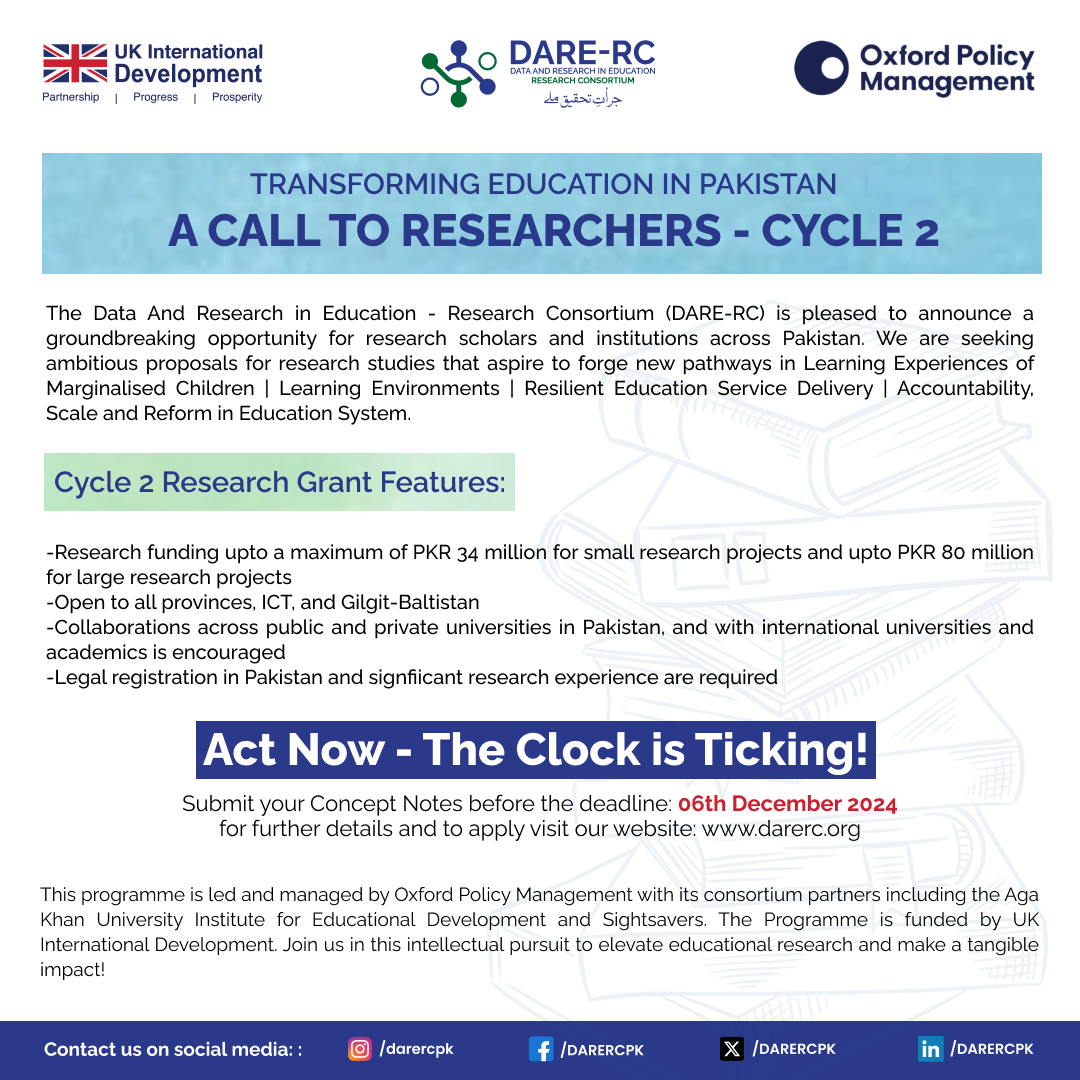 ‼️📢 Announcement Our Call... - DARE - Research Consortium | Facebook