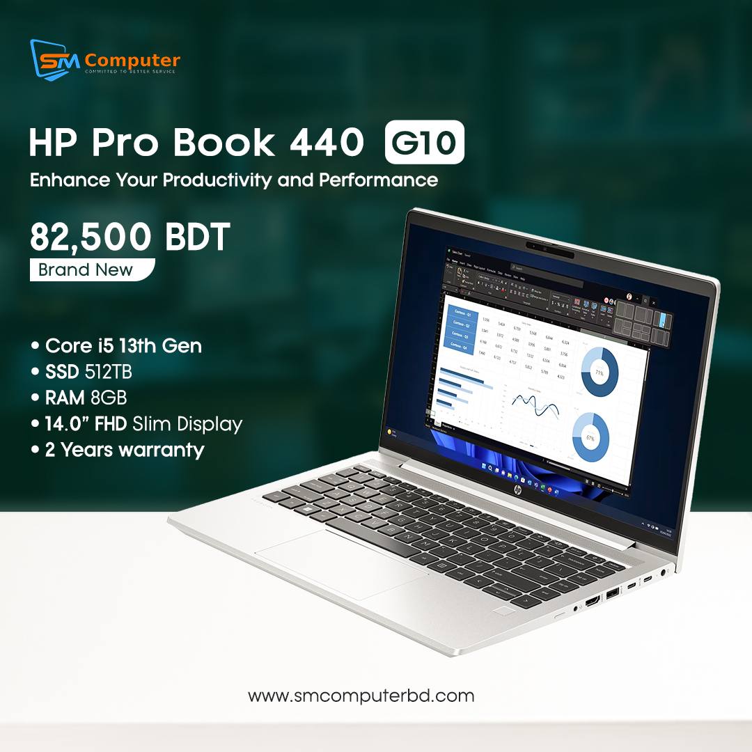 SM - Hp Pro Book 440 G10 Core i5 13th Gen 8GB RAM | 512GB SSD | Core i5 ...