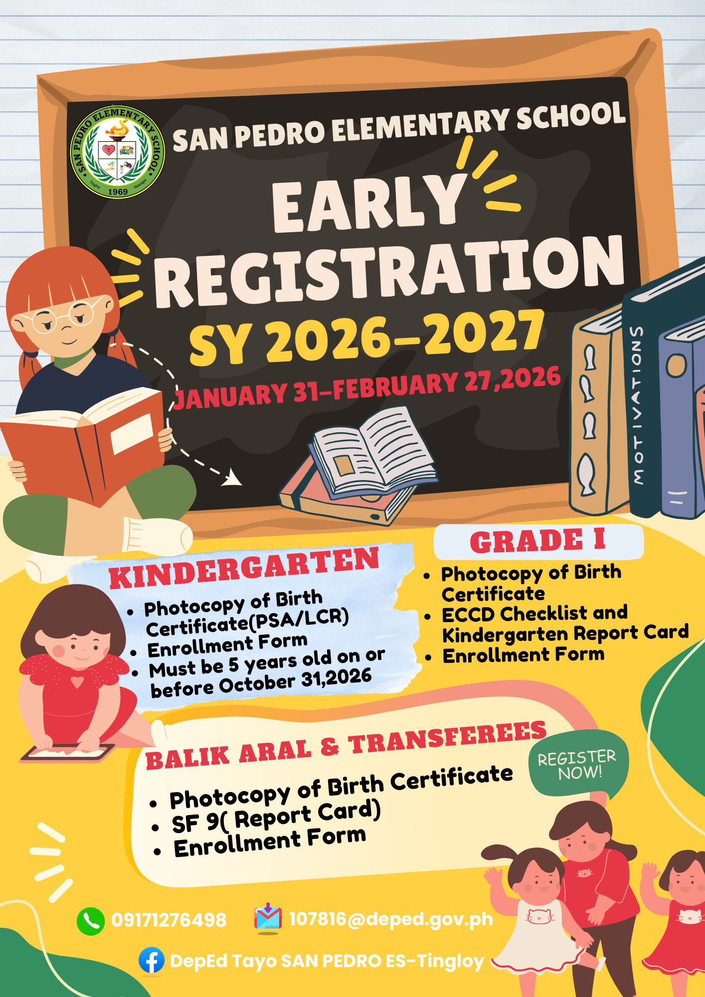 DepEd - 📚 ENROLL NA! 📚 Bukas na ang EARLY REGISTRATION para sa SY 2026 ...