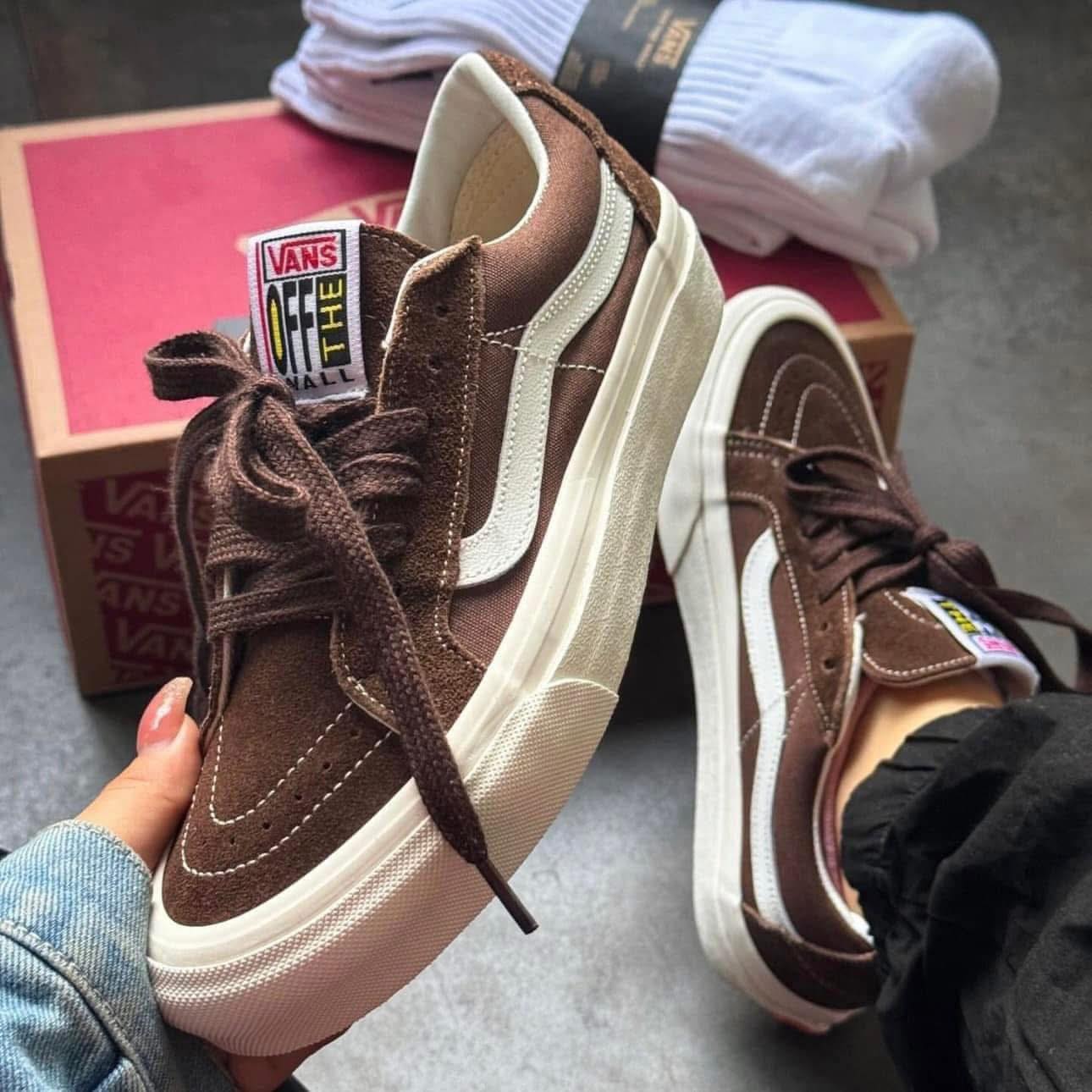 Vans skate low reissue brown shoes for sale