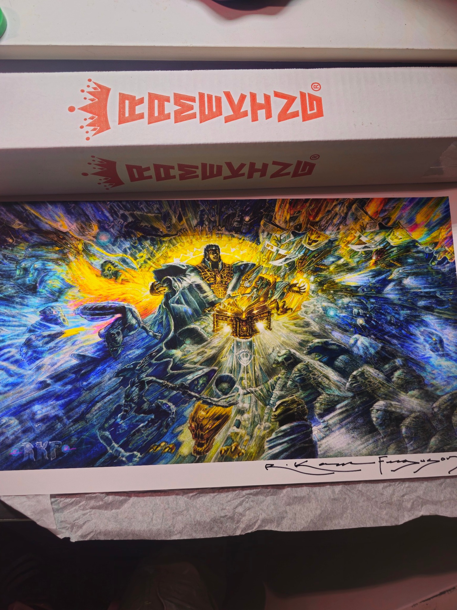 Richard Kane Ferguson signed MTG print arrived