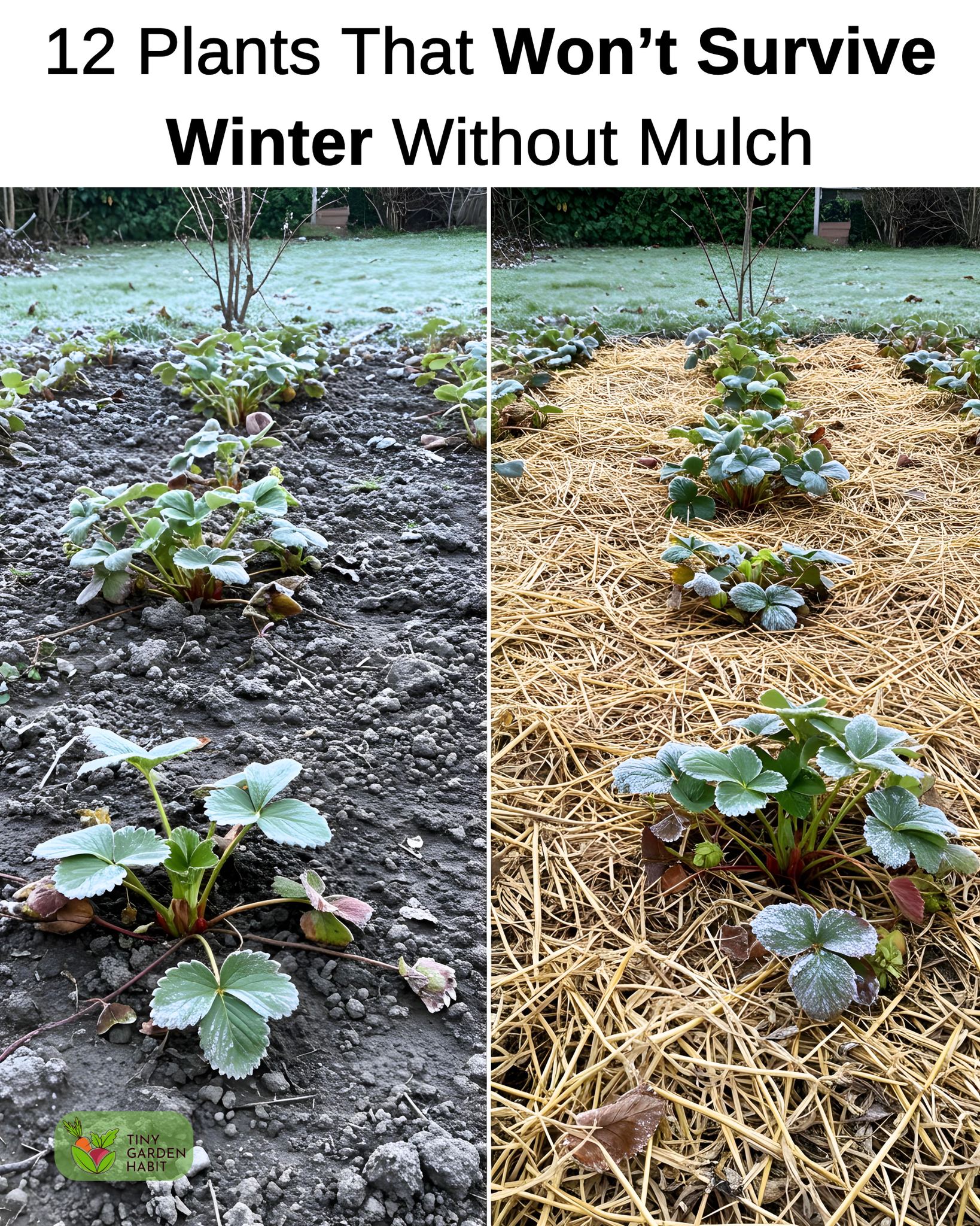 Tiny - ️ These tender roots need insulation to survive the freeze ...