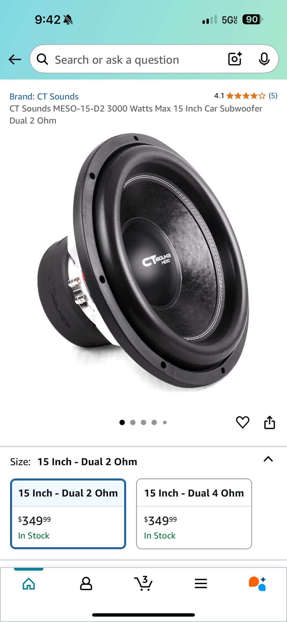 12 Subwoofer CT Sounds Strato 12 - 12 Subwoofer 12 Inch