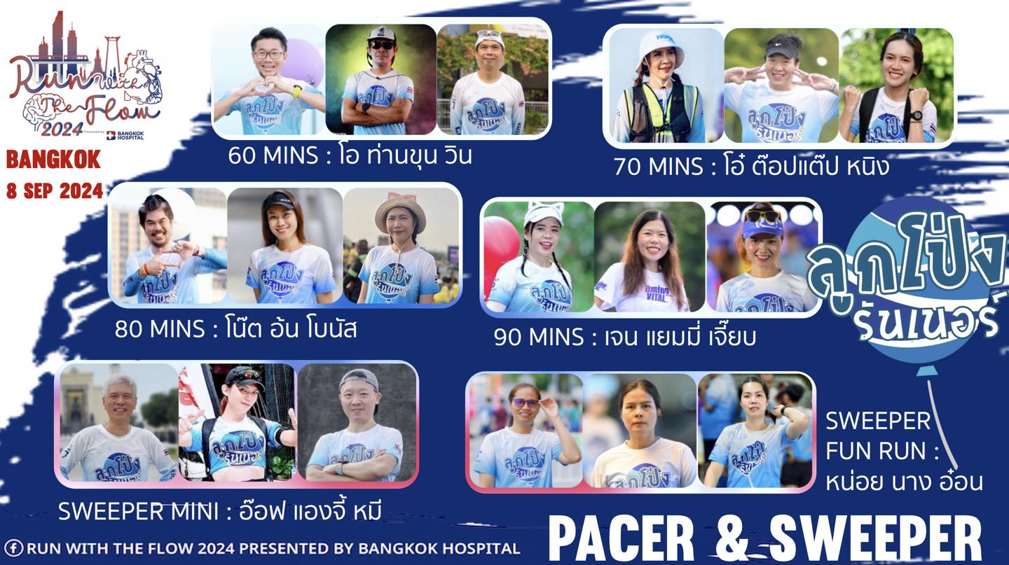 Run - 🎈มาแล้ว โฉมหน้า พี่ๆน้องๆ เพซเซอร์ สวีปเปอร์ ทั้ง 2 ระยะ จาก ...