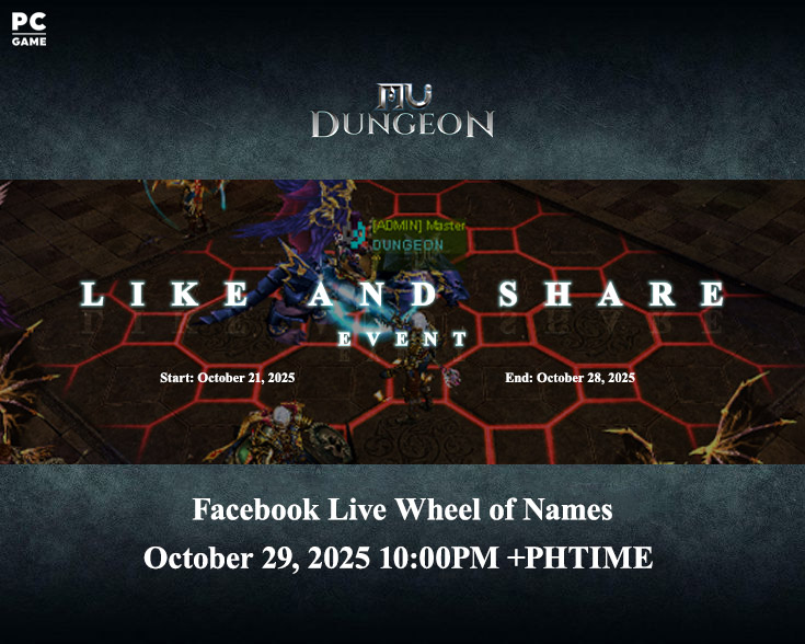 Dungeon-MU - 🛡⚔️ D U N G E O N M U ⚔️🛡 Like and Share... | Facebook