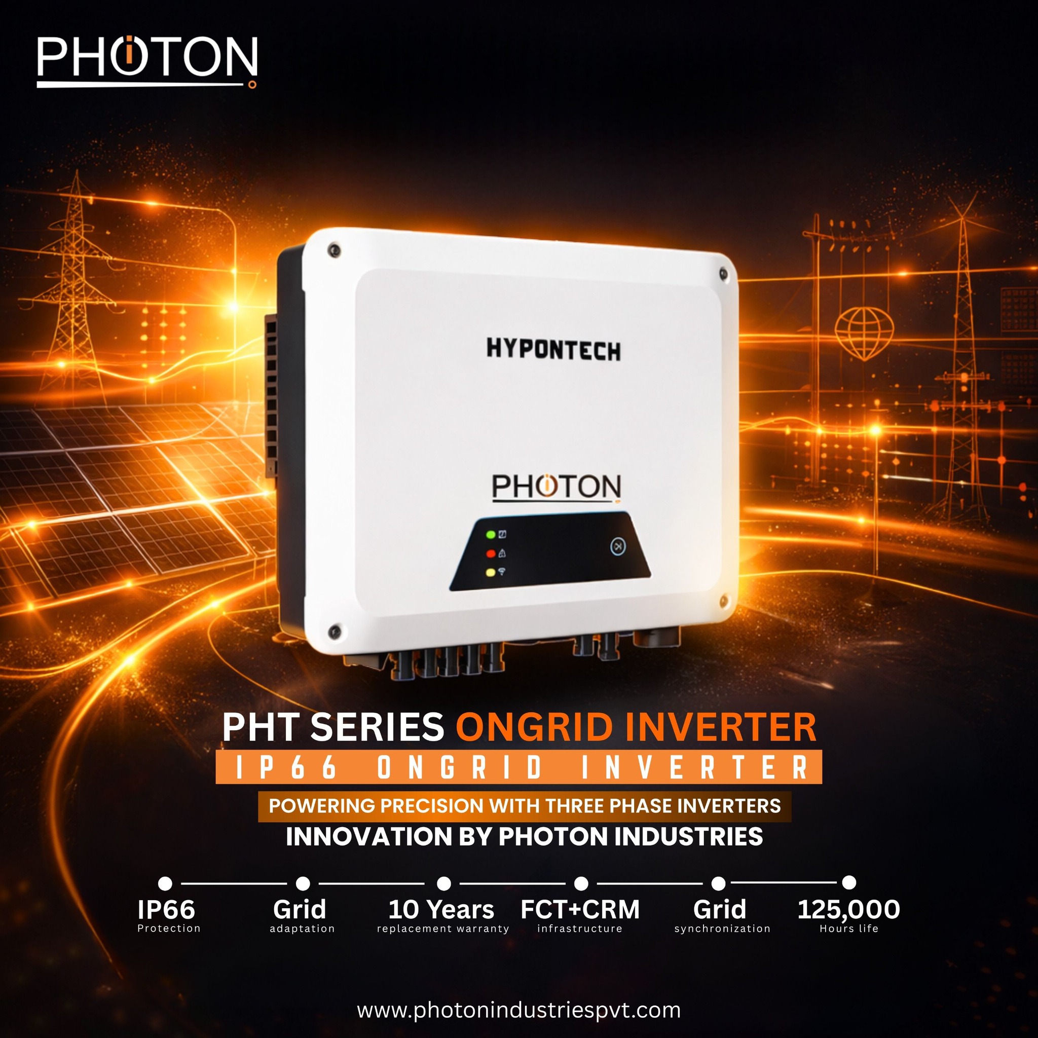 ⚡ PHOTON HYPONTECH 🔌 PHT Series... - Photon Industries Pvt | Facebook