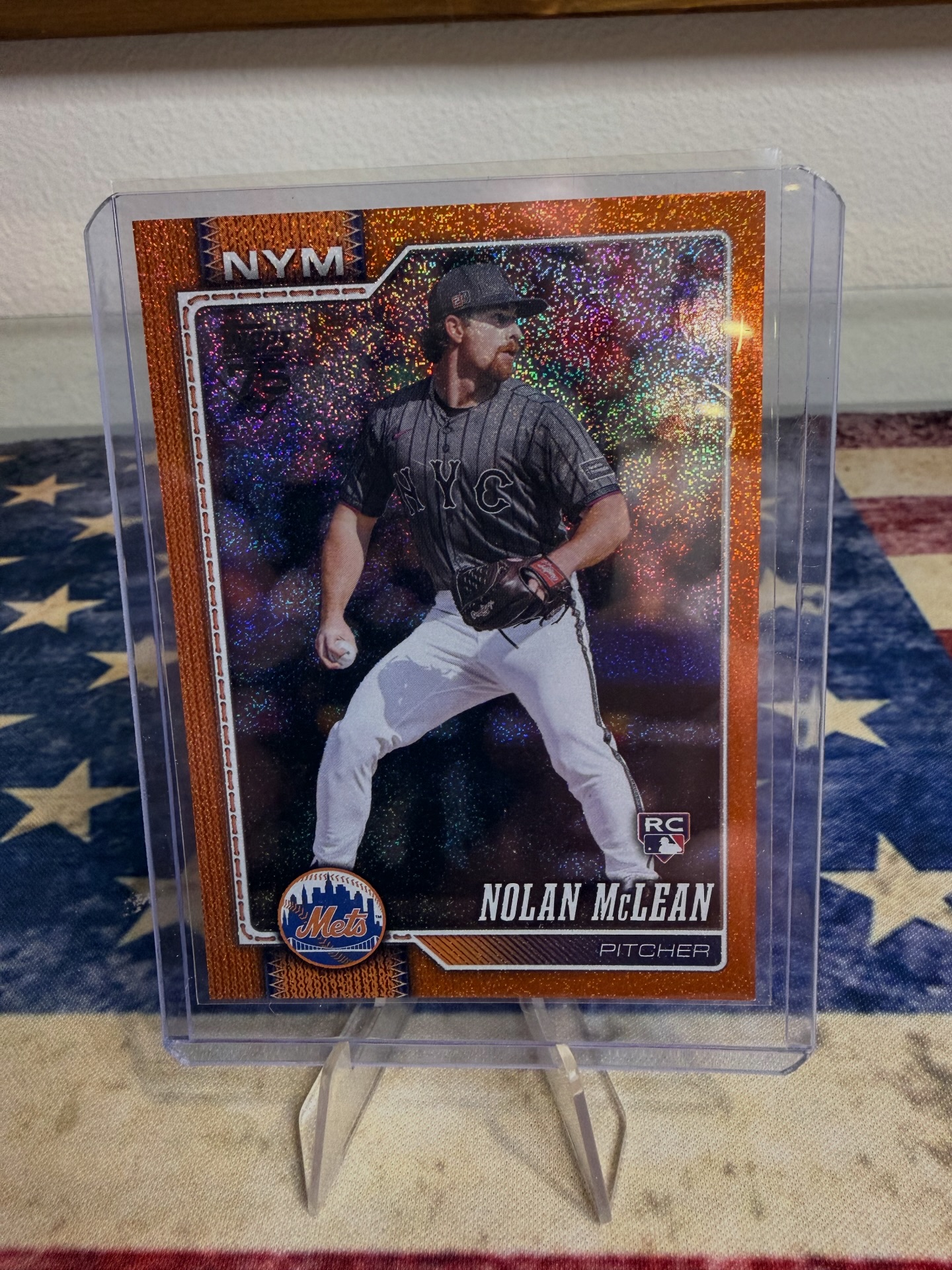 ? ORANGE MOJO /25! Perfect Mets Color Match! ? Just hit this 