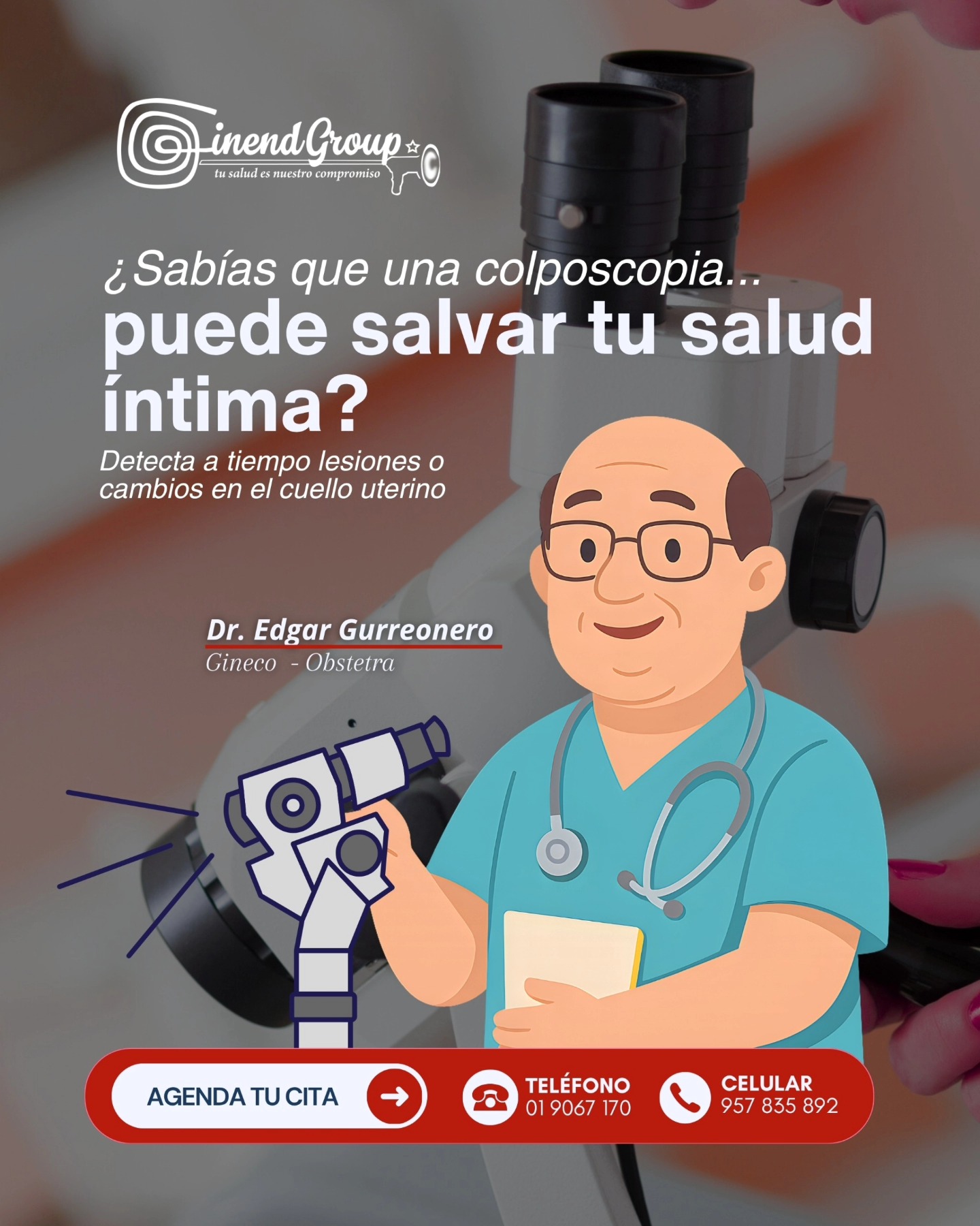 Ginend GROUP - ¡Cuida tu salud! 🌸 La colposcopía detecta... | Facebook
