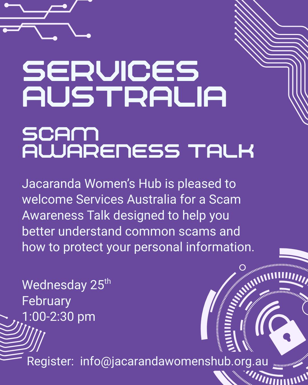 Scammers can be convincing, and... - Jacaranda Women’s Hub | Facebook