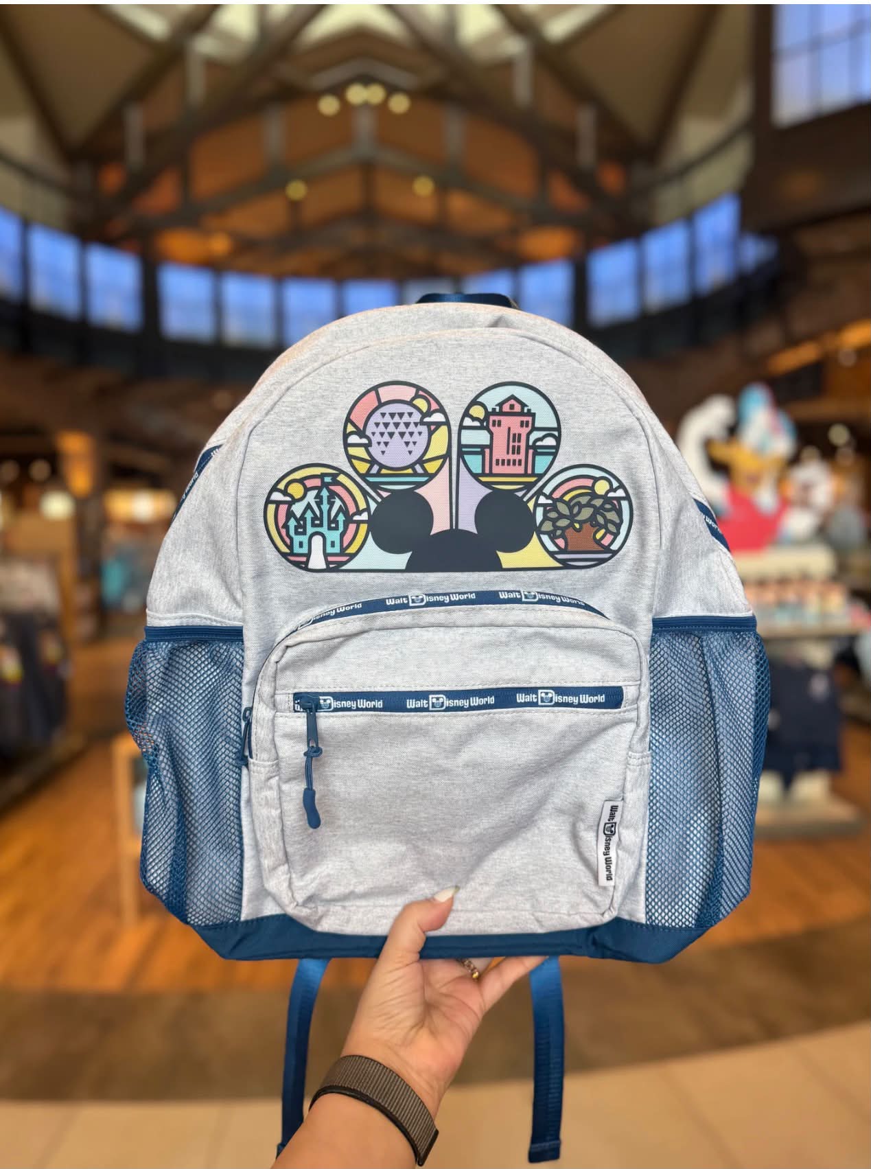 disney annual passholder mini backpack Loungefly Mickey and Friends Winter Wonderland AOP with Headband : Clothing, Shoes & Jewelry DLR - Disneyland Resort Headband